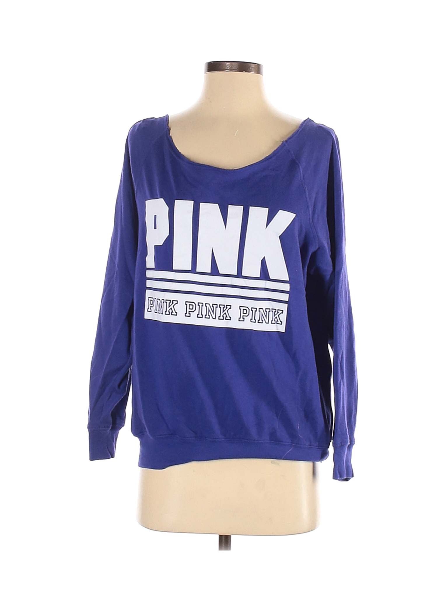 Victoria's Secret Pink Women Blue Sweatshirt S | eBay