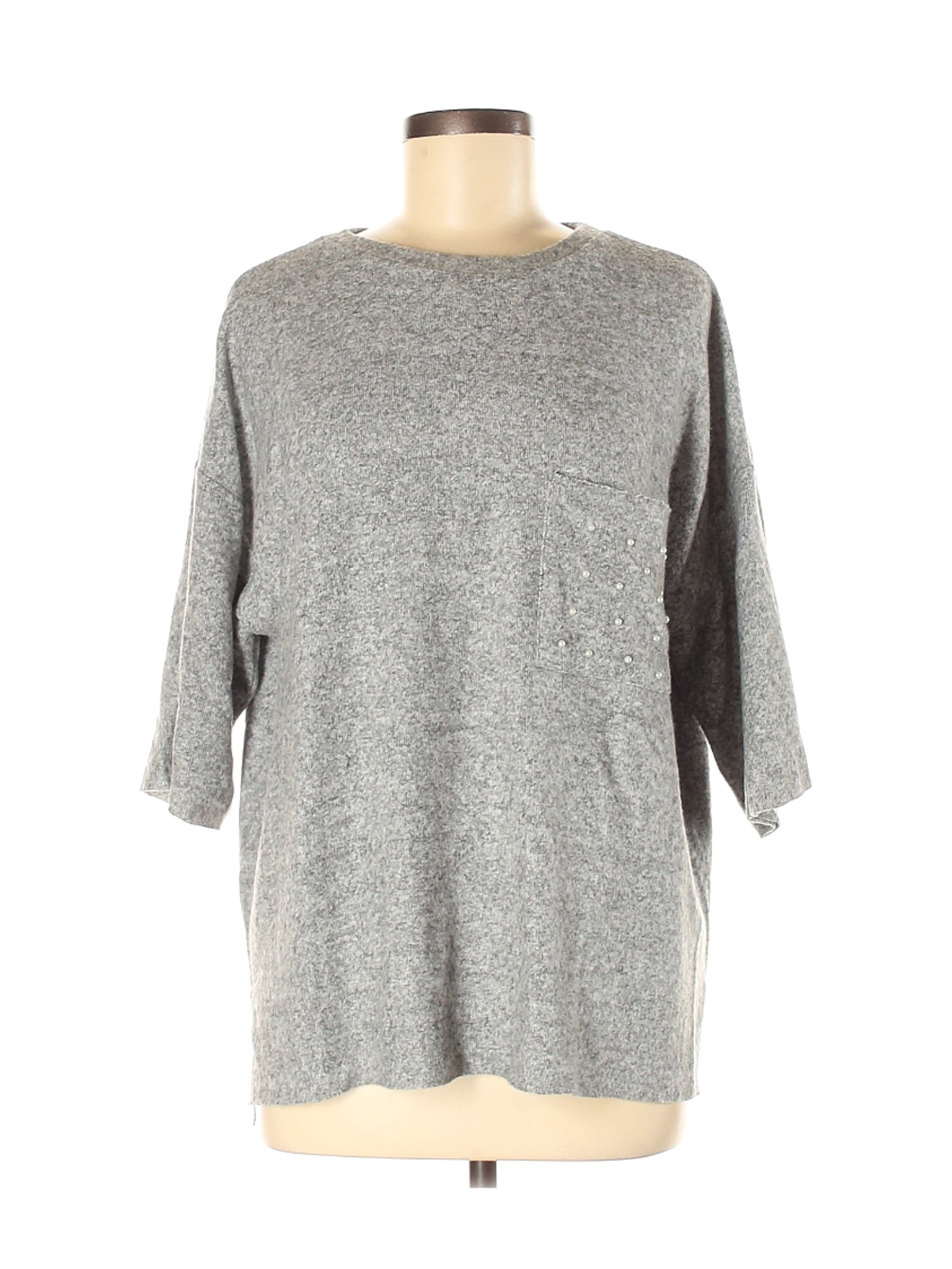 Trafaluc by Zara Women Gray Pullover Sweater M | eBay