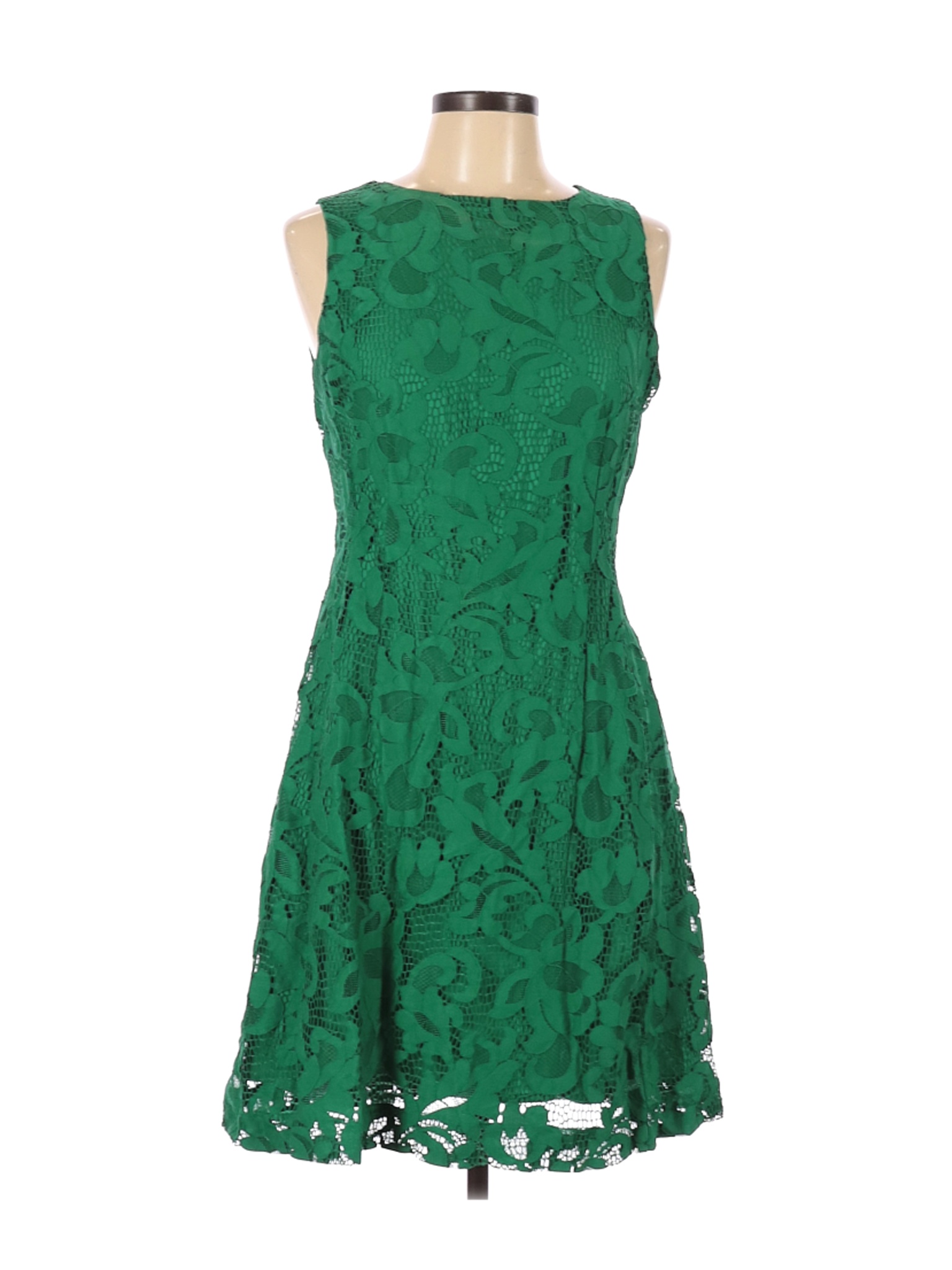 Eva Mendes by New York & Company Women Green Casual Dress 10 | eBay