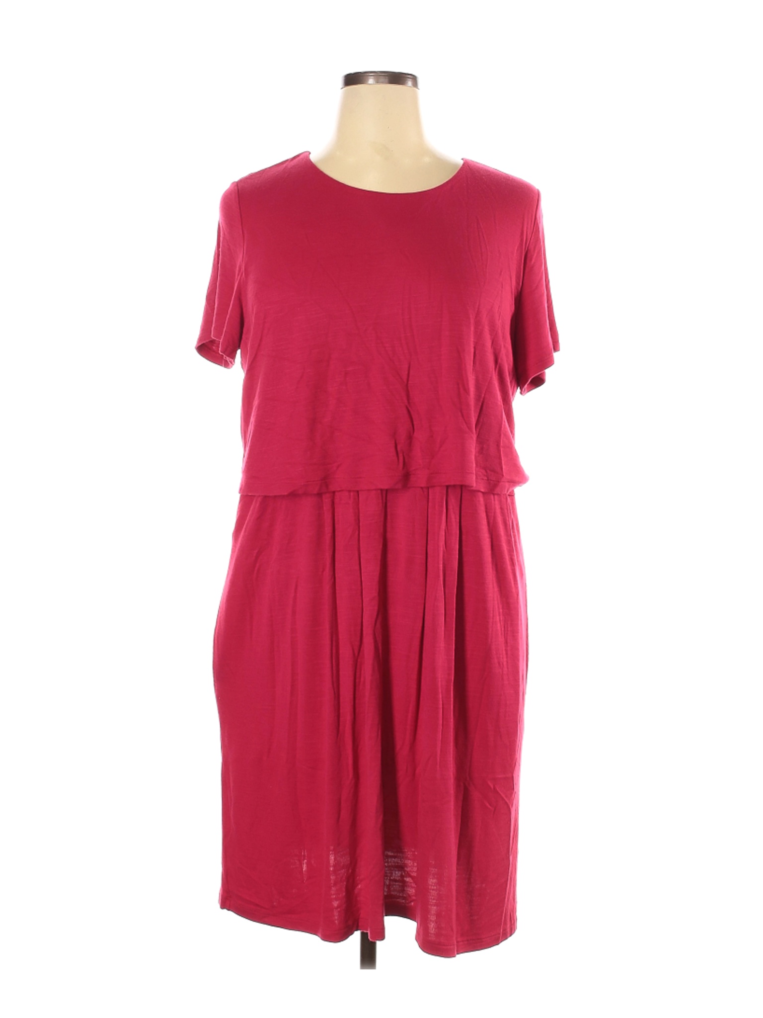 J.Jill Women Red Casual Dress XL | eBay