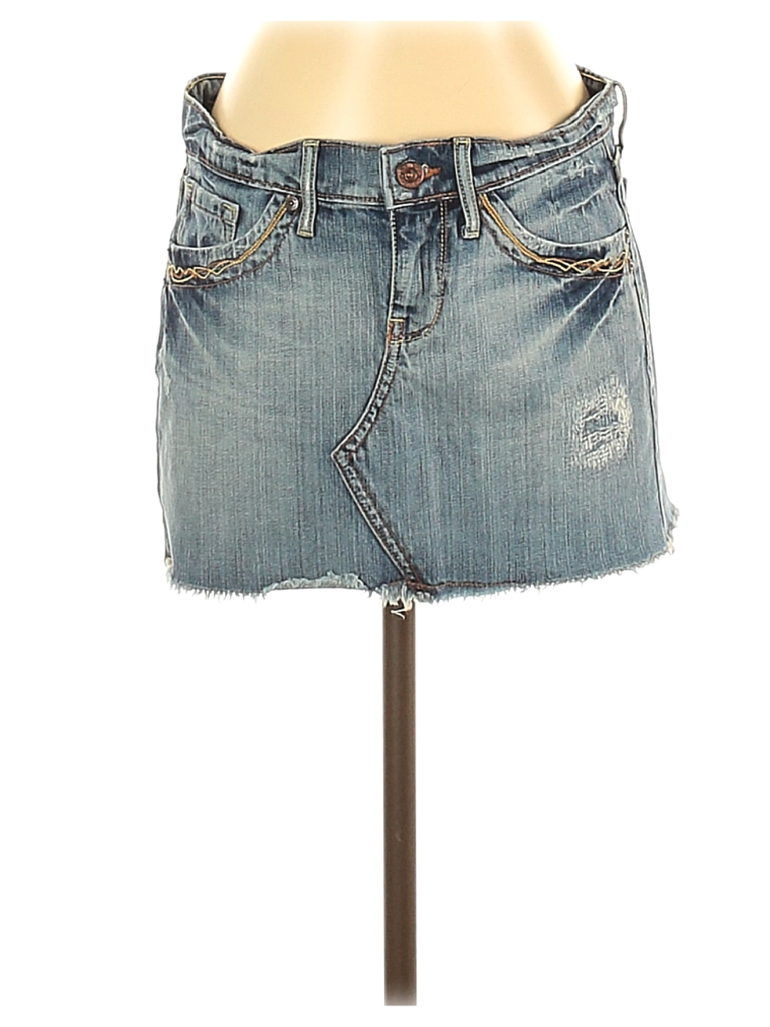 Lucky Brand Women Blue Denim Skirt 0 | eBay