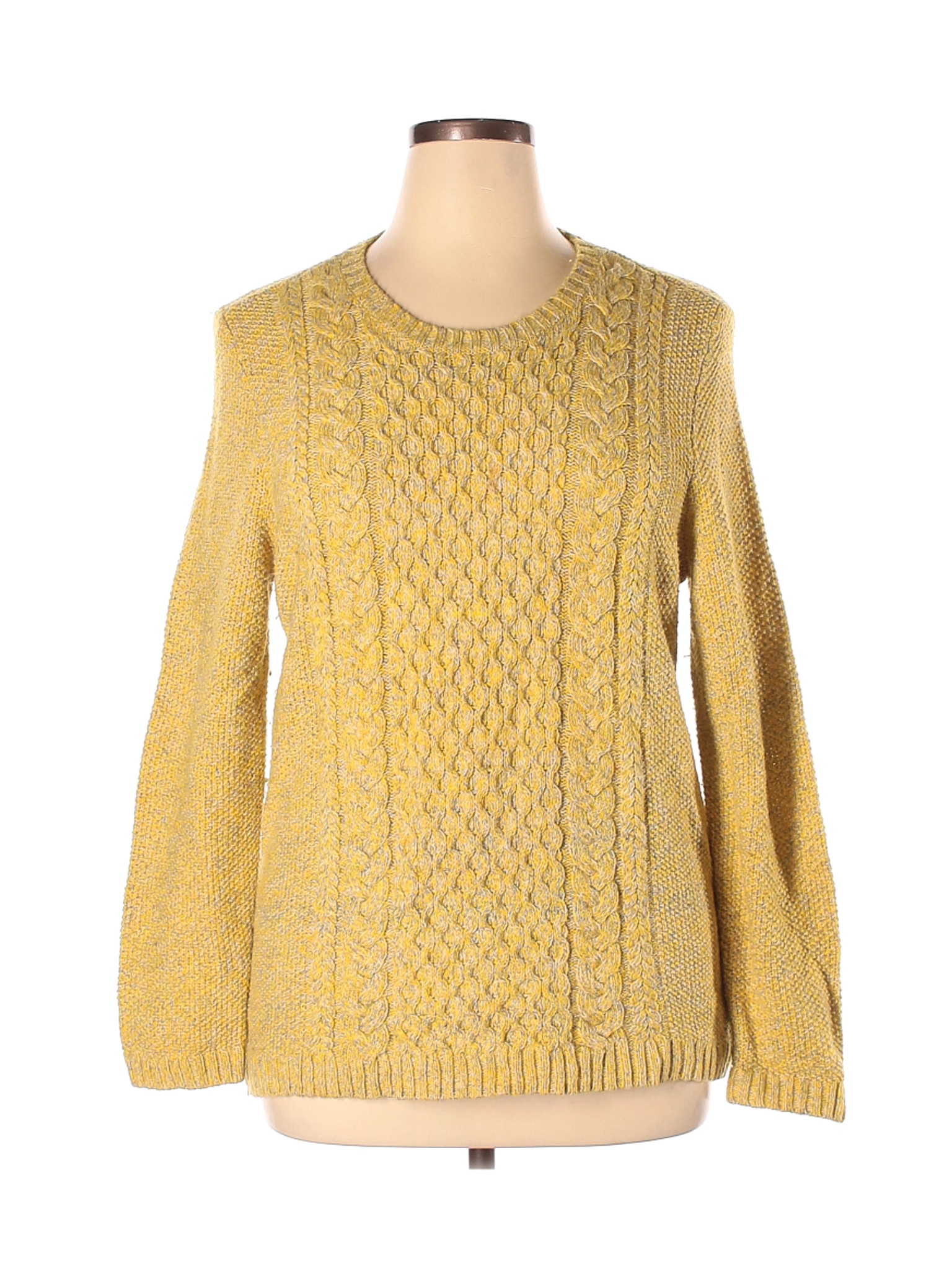 Talbots Women Yellow Pullover Sweater XL | eBay