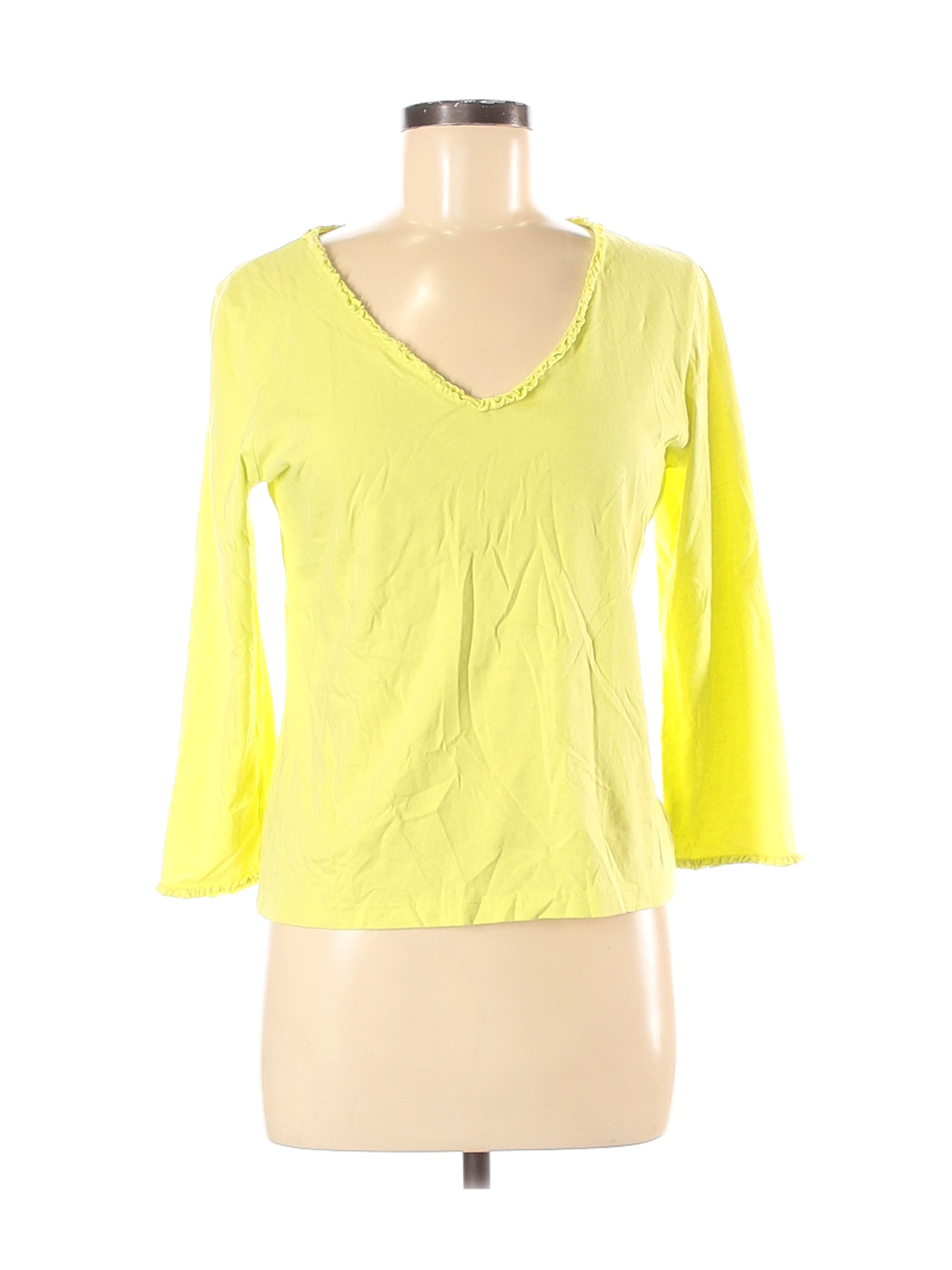 Sigrid Olsen Women Yellow Long Sleeve Top M | eBay