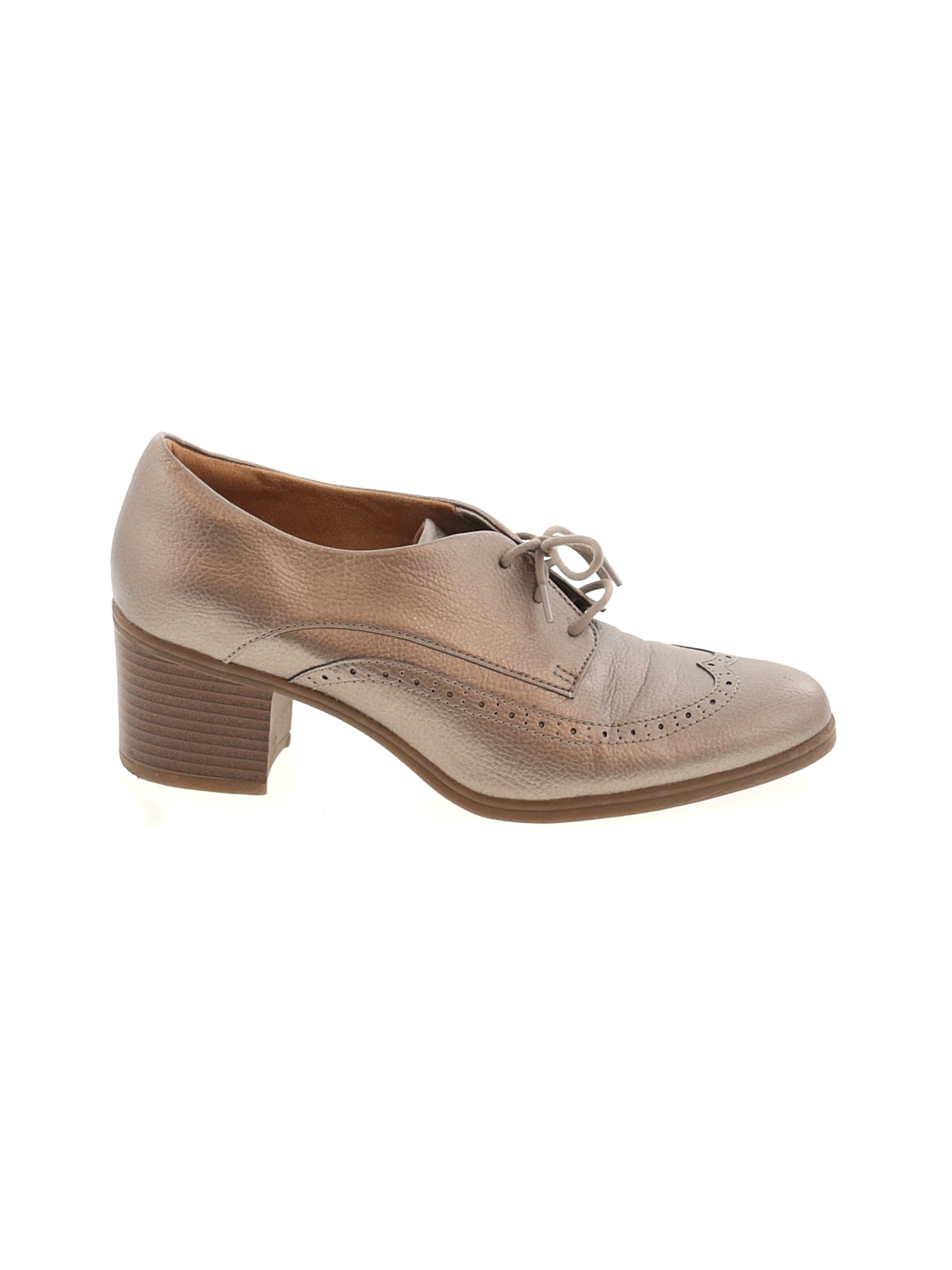 naturalizer chunky heel shoes