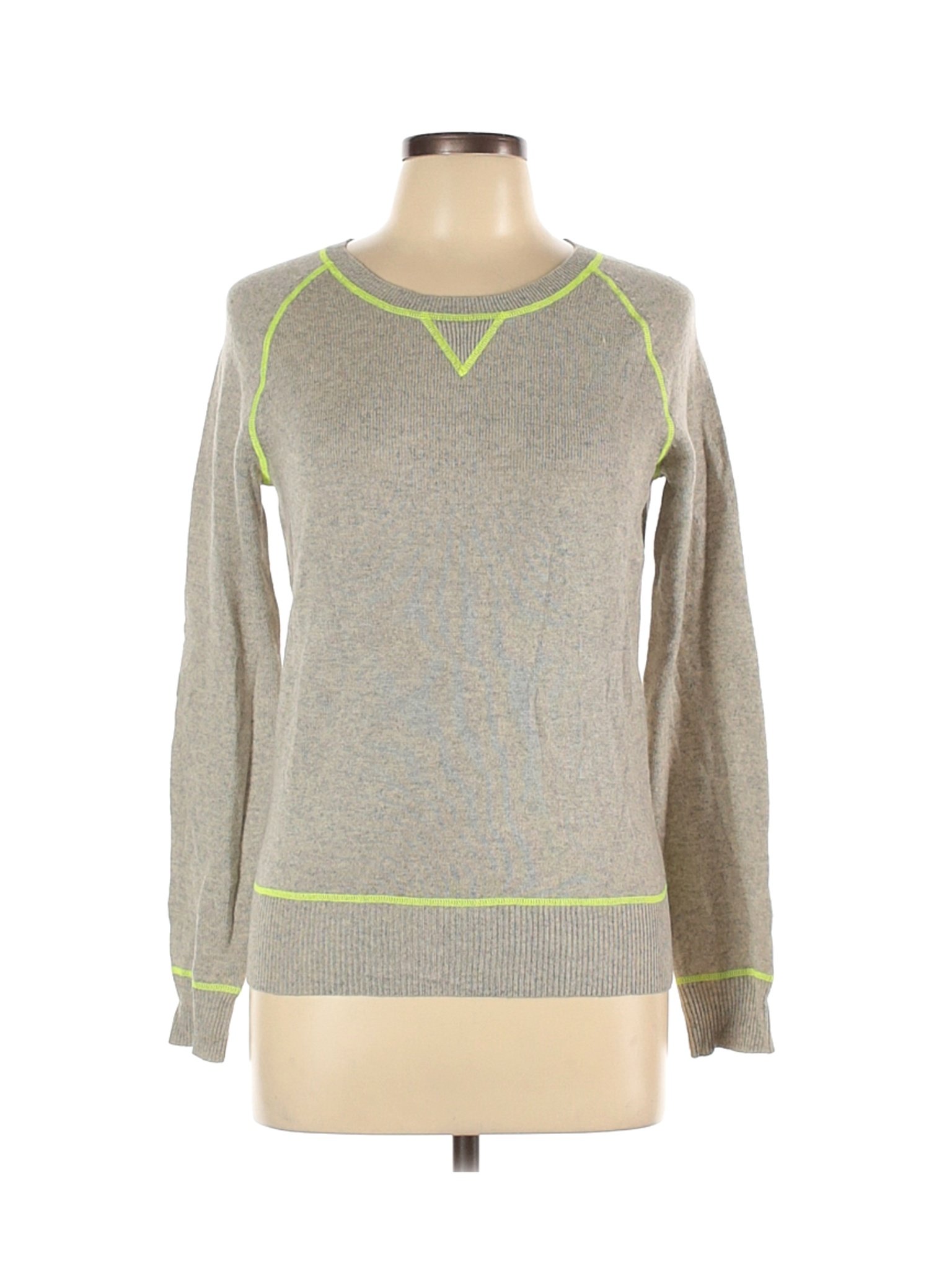Theory Women Gray Silk Pullover Sweater L | eBay