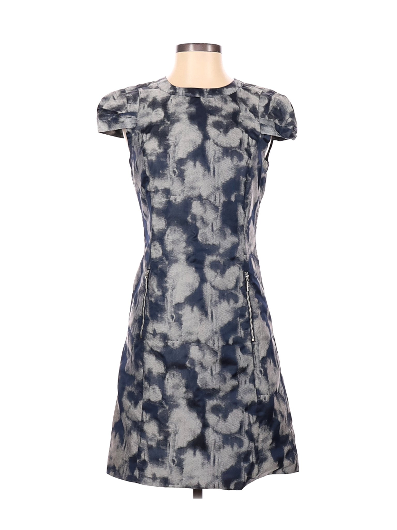 MICHAEL Michael Kors Women Blue Casual Dress 4 | eBay