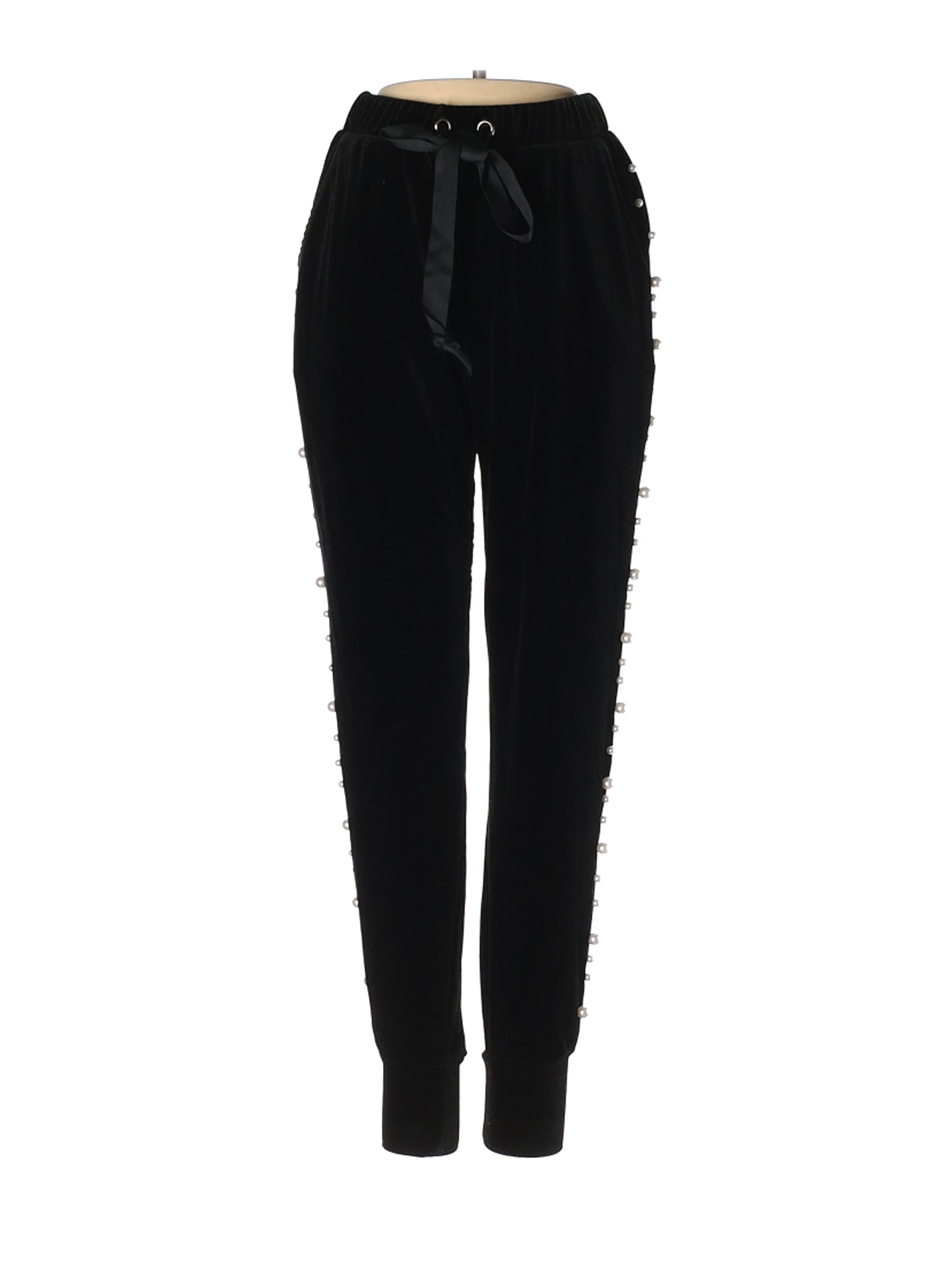 black velour pants