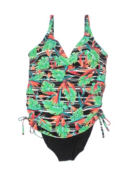 st john's bay plus size swimwear