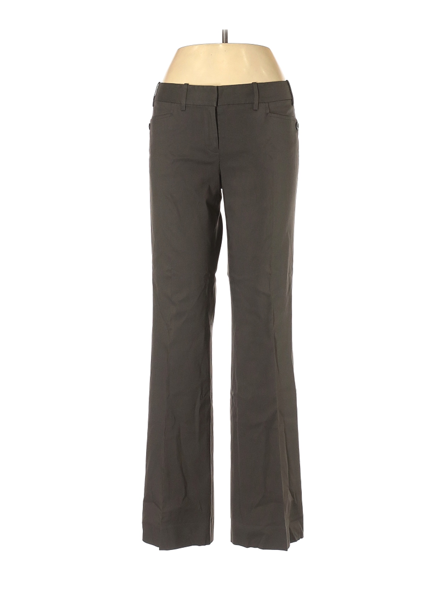 womens dark brown dress pants