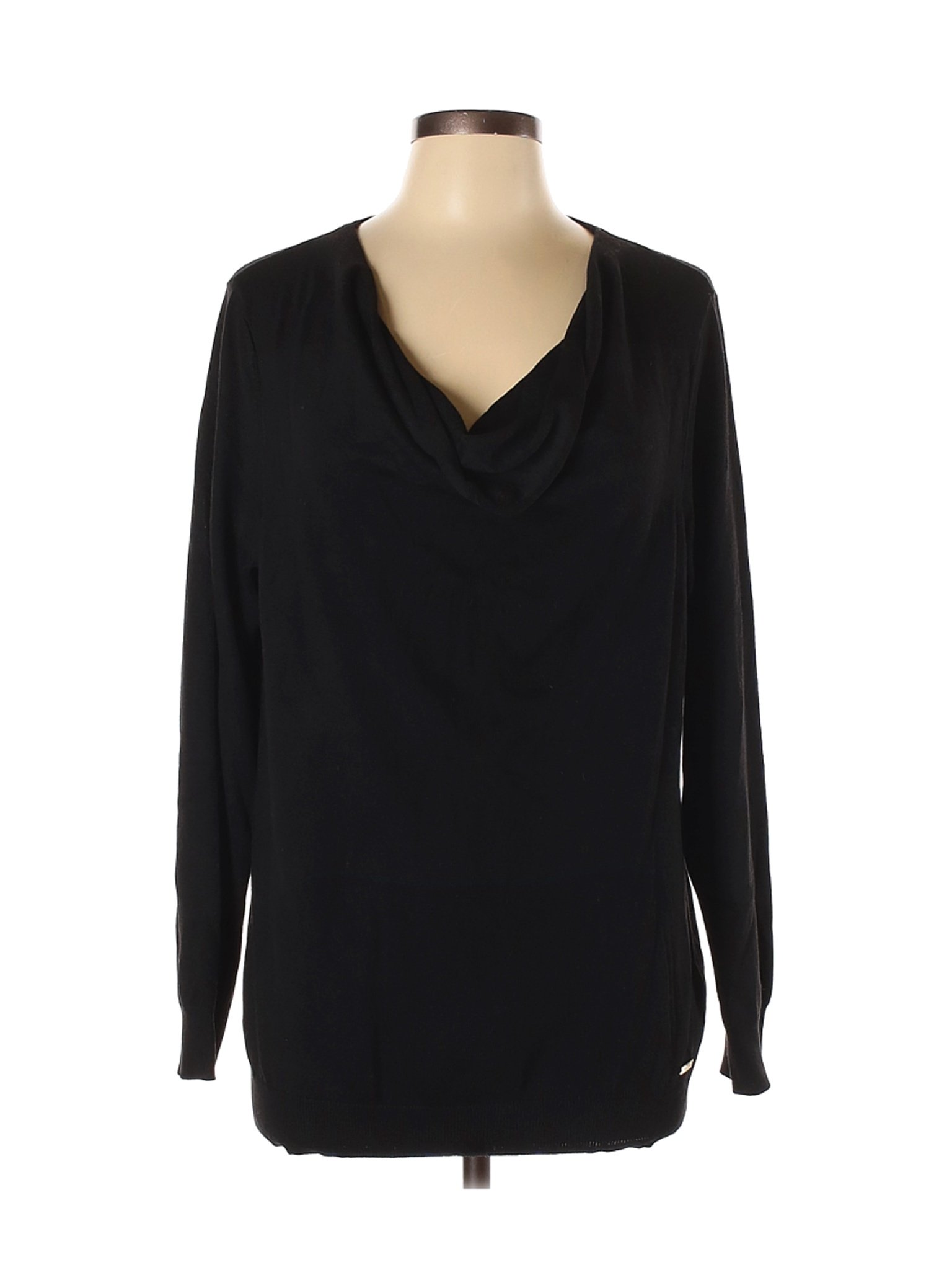 Calvin Klein Women Black Pullover Sweater L | eBay