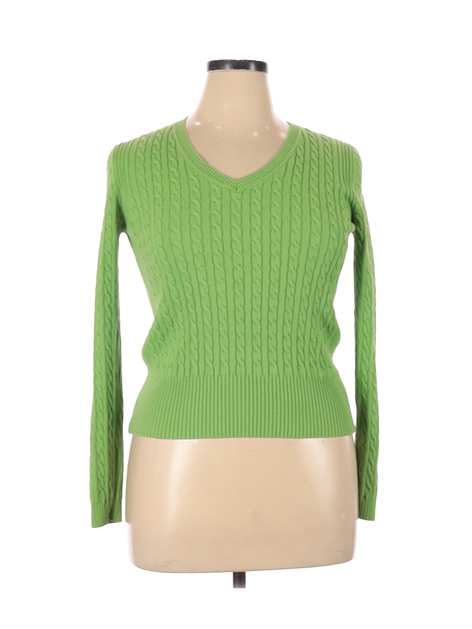 Tommy Hilfiger Women Green Pullover Sweater L | eBay