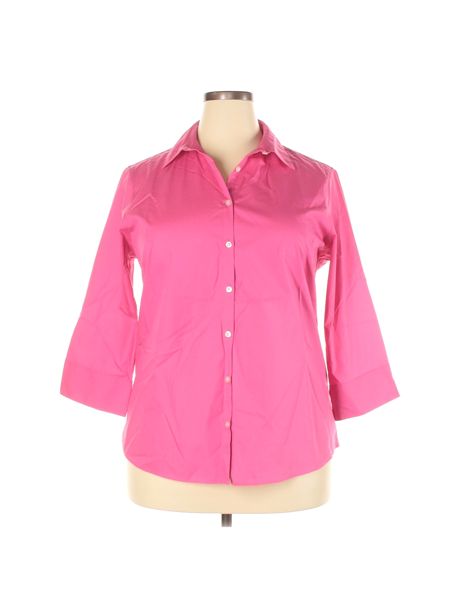lands end button up shirts