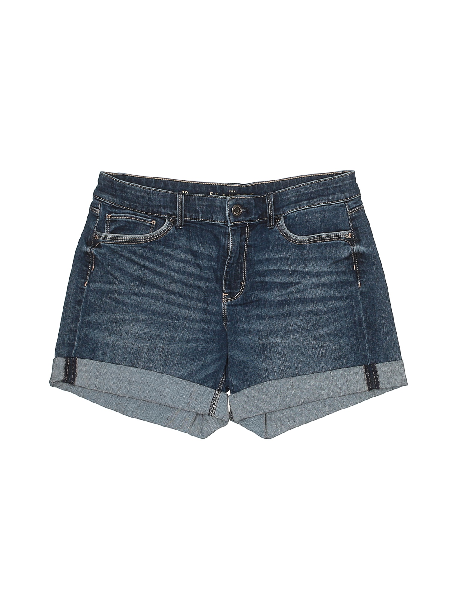 white house black market denim shorts
