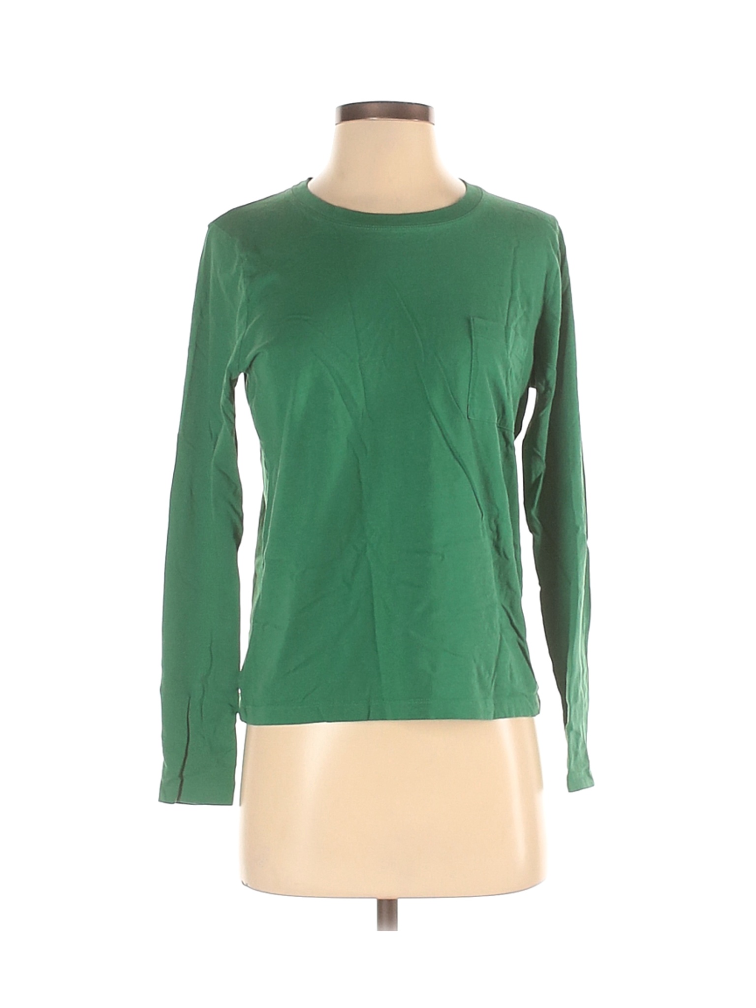 dark green long sleeve t shirt womens