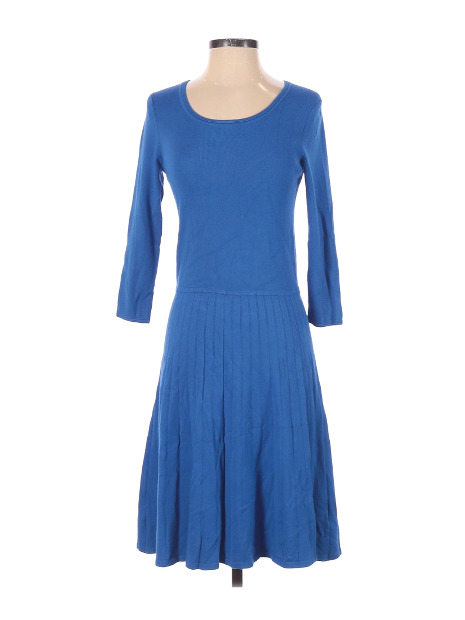 Talbots Women Blue Casual Dress S Petites | eBay