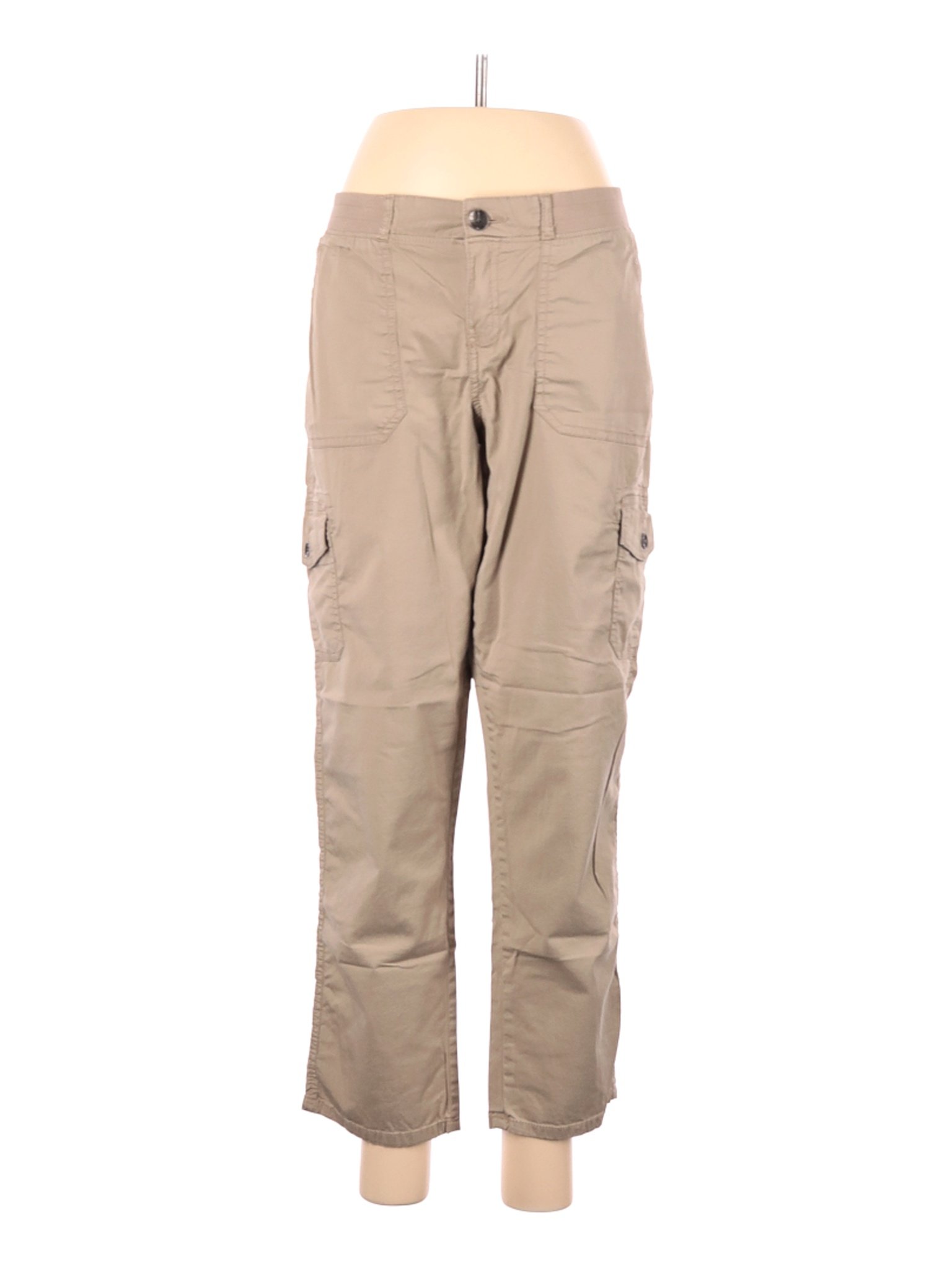 Sonoma Goods for Life Women Brown Cargo Pants 12 | eBay