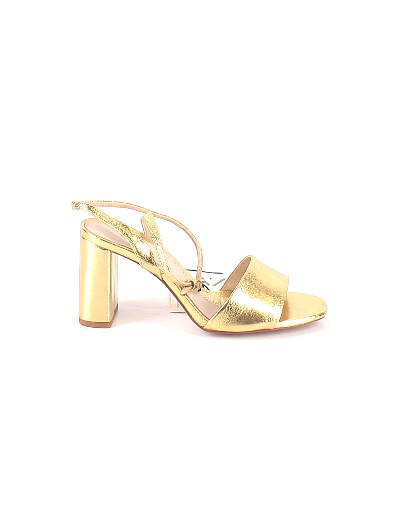 zara heels yellow