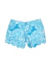 Lilly Pulitzer 100% Cotton Blue Shorts Size 00 - photo 1
