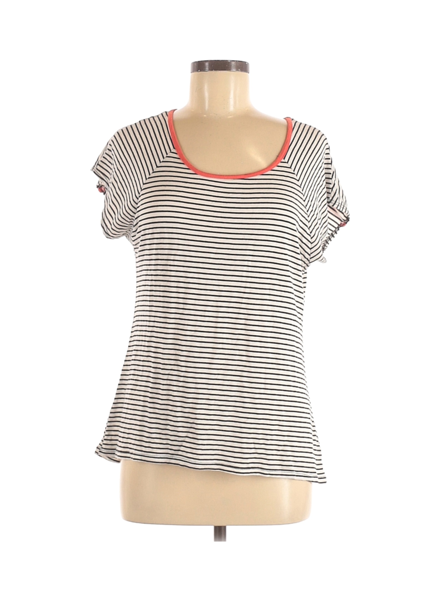 Unbranded Women Ivory Short Sleeve T-Shirt L | eBay