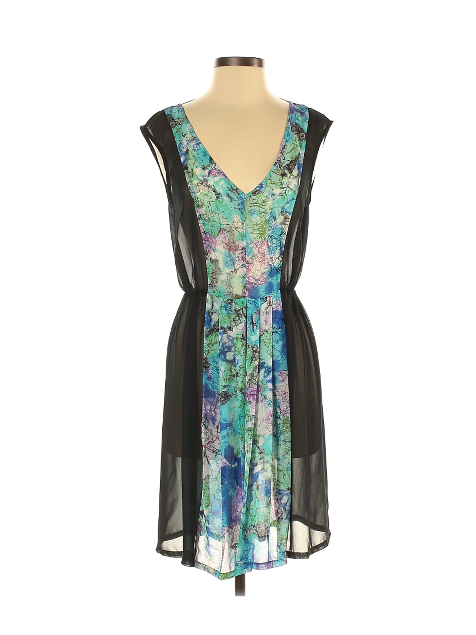 Saks Fifth Avenue Women Blue Casual Dress S | eBay