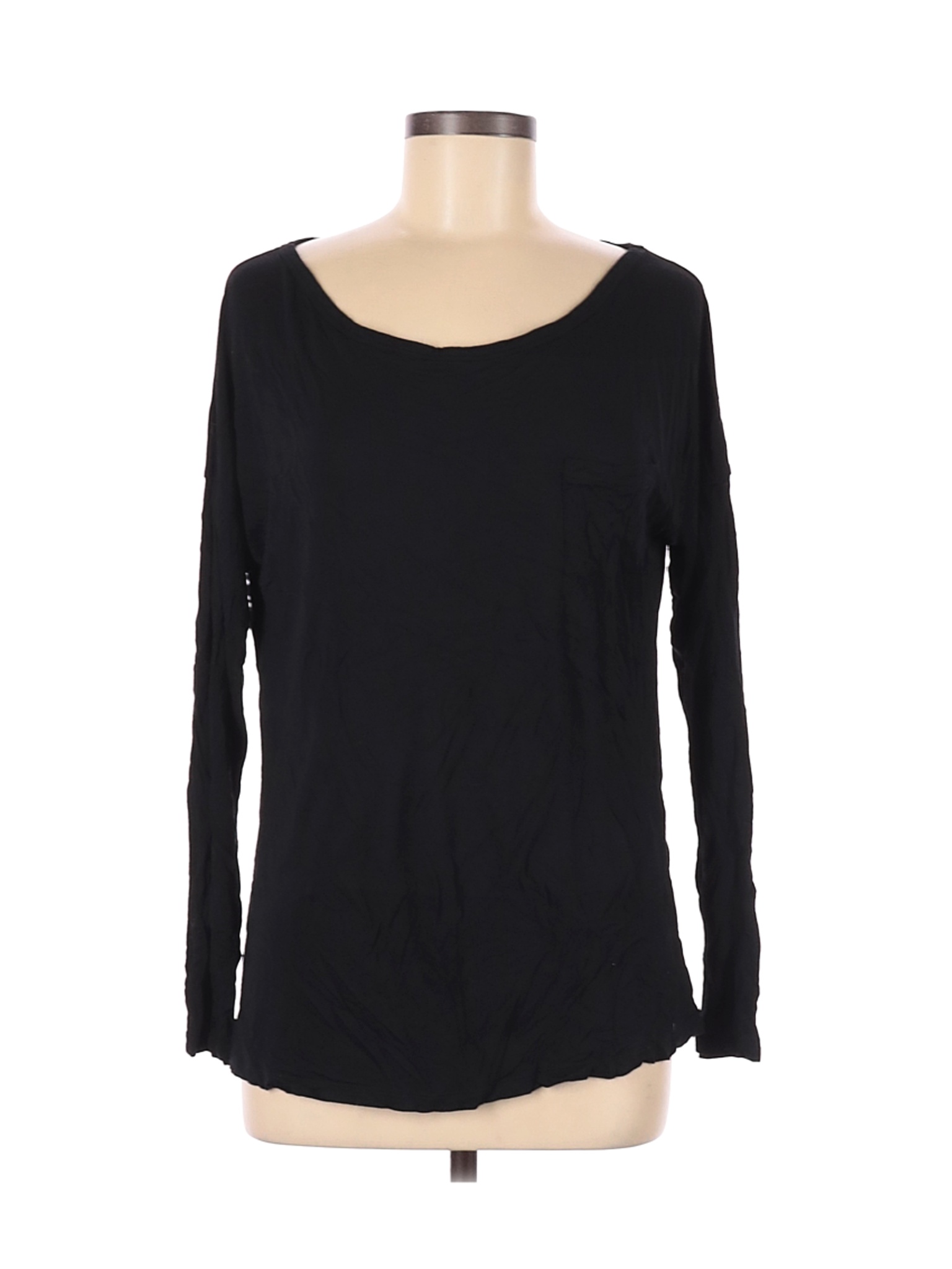 Old Navy Women Black Long Sleeve T-Shirt L | eBay