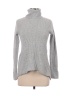 Chelsea28 Color Block Solid Gray Turtleneck Sweater Size XS - photo 1