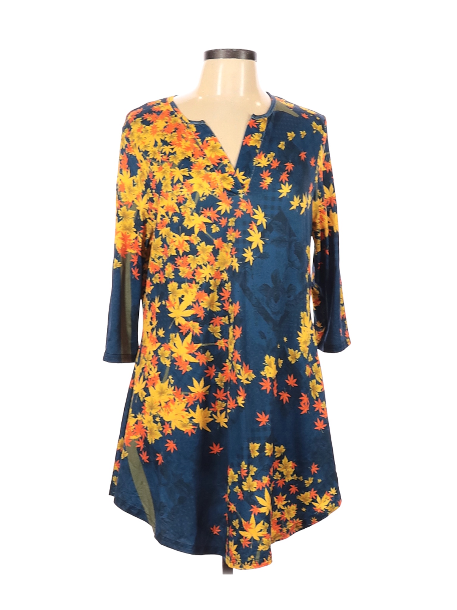 Lily By Firmiana Women Blue Casual Dress L Ebay
