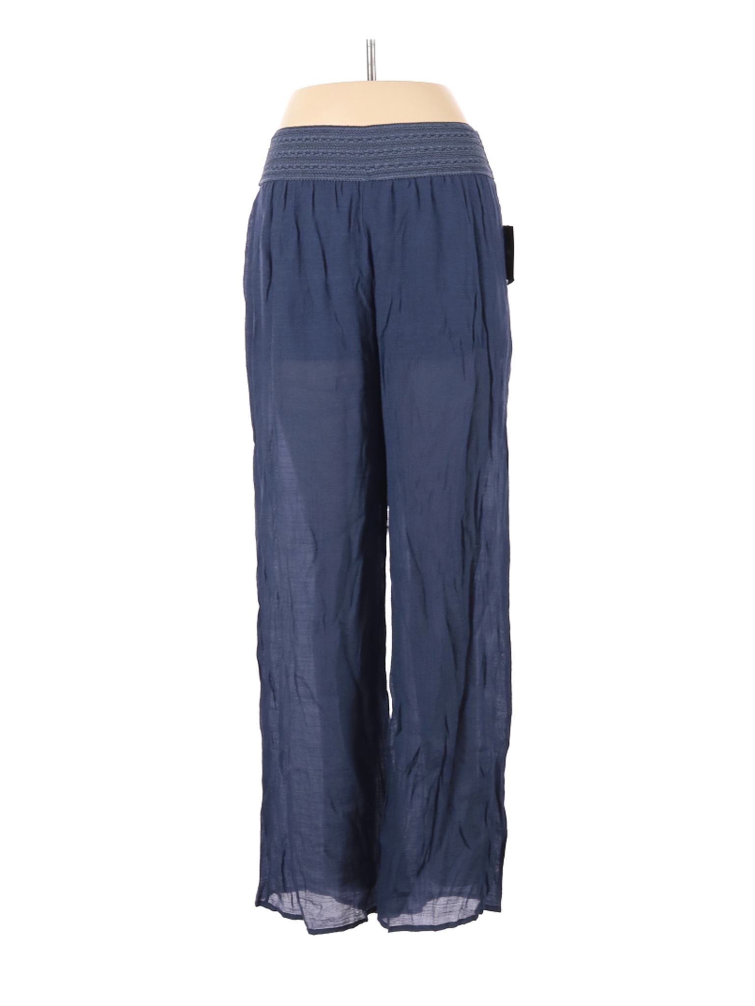 NWT By & By Women Blue Casual Pants M | eBay