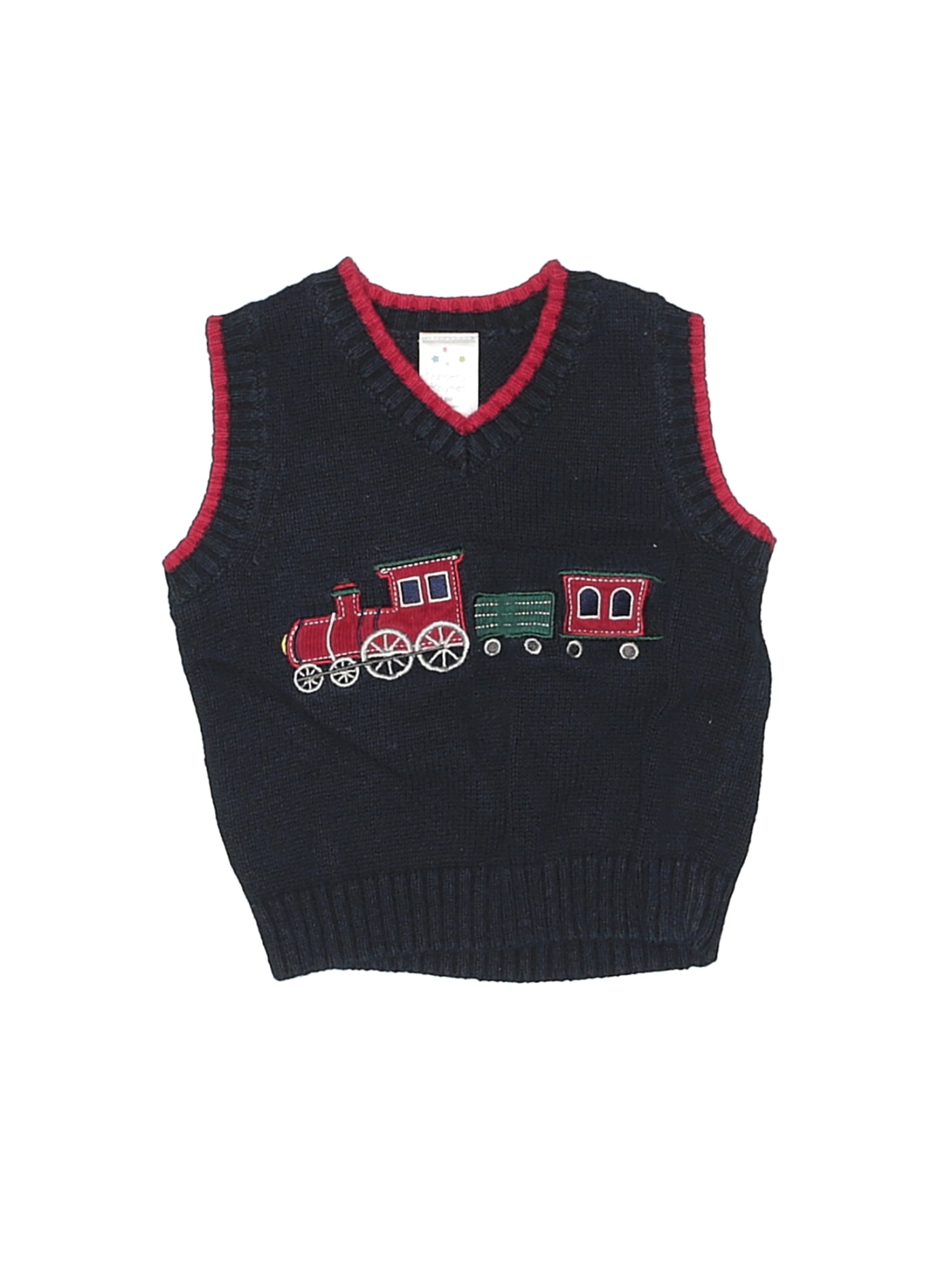 Nursery Rhyme Boys Black Sweater Vest 18 Months | eBay