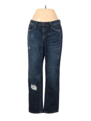 Lauren Jeans Co. 100% Cotton Solid Dark Blue Denim Jacket Size S - 66% ...