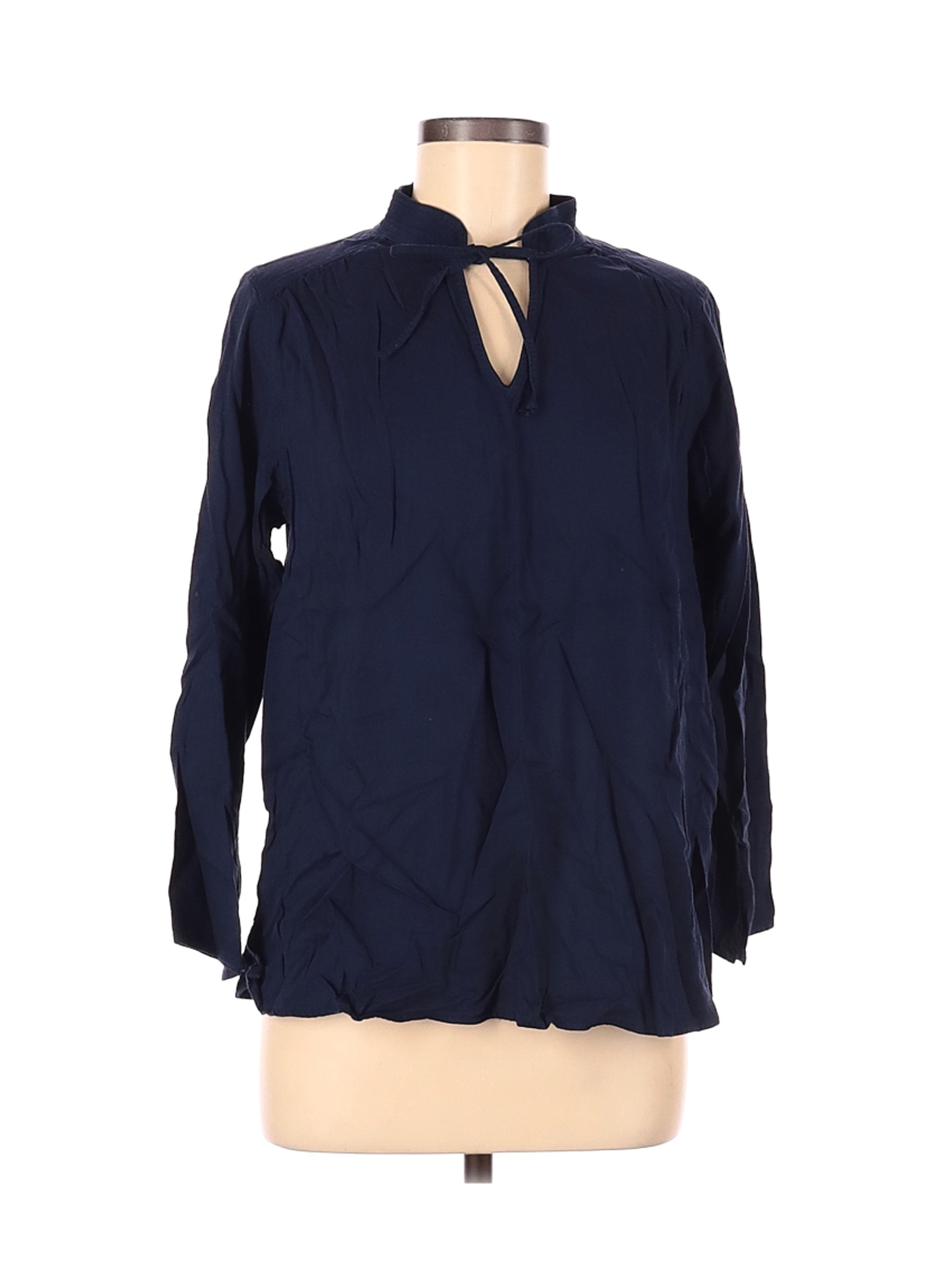 Old Navy Women Blue Long Sleeve Blouse M | eBay
