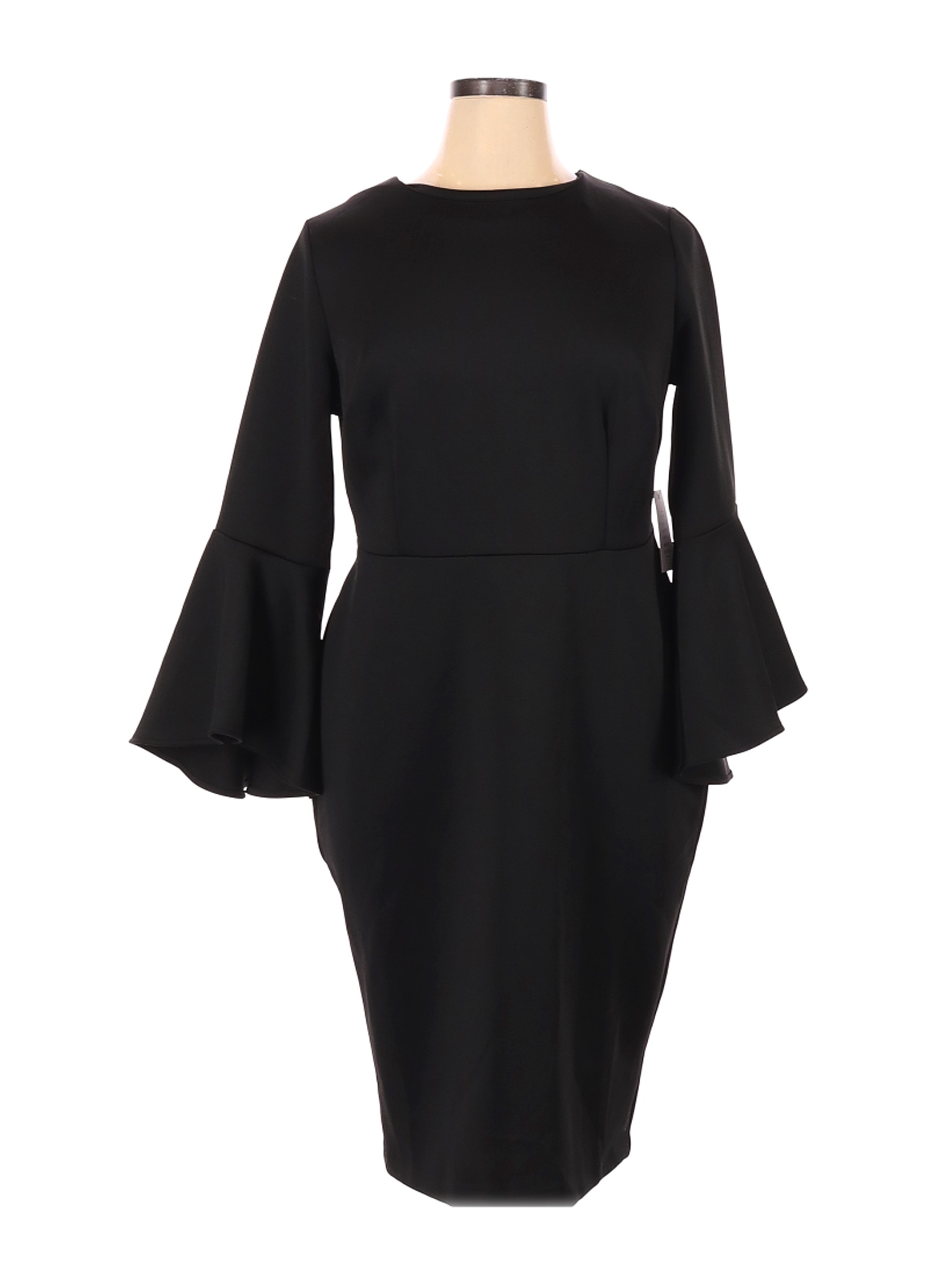 ELOQUII Women Black Casual Dress 16 Plus | eBay