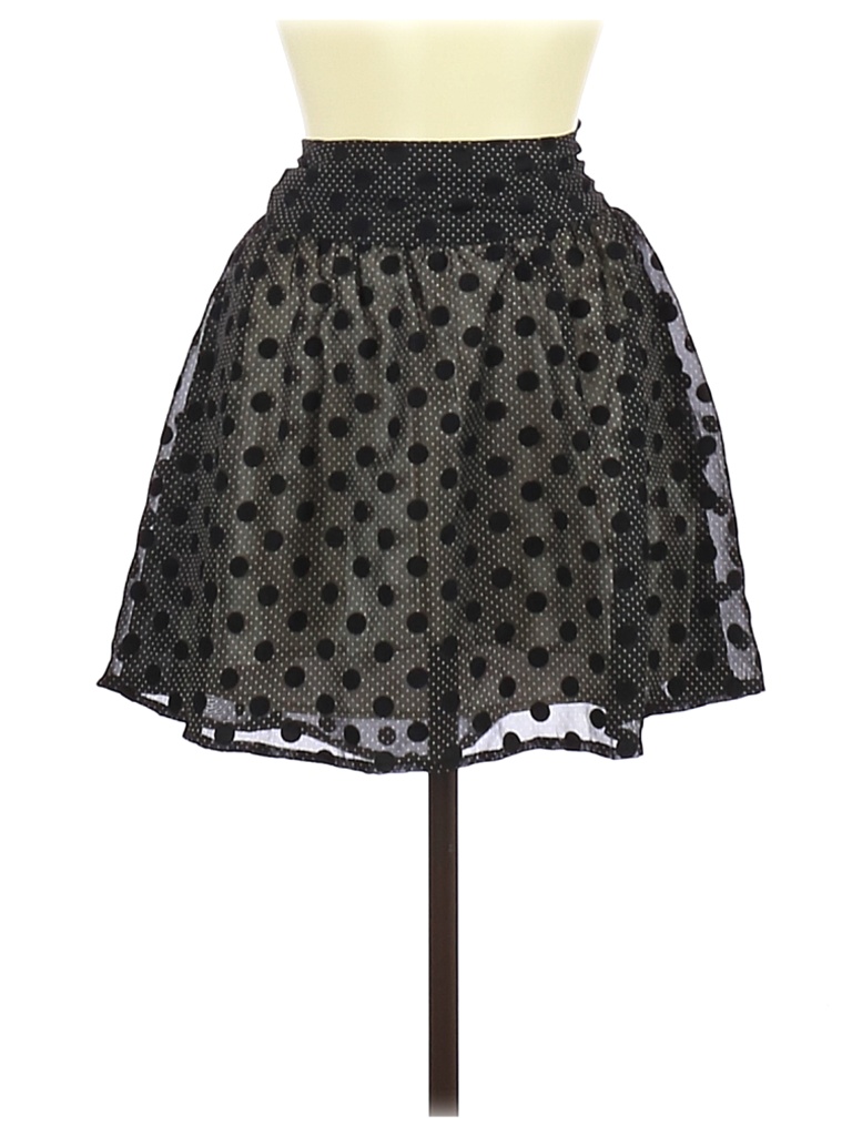 Vero Moda 100% Polyester Black Casual Skirt Size 8 - photo 1