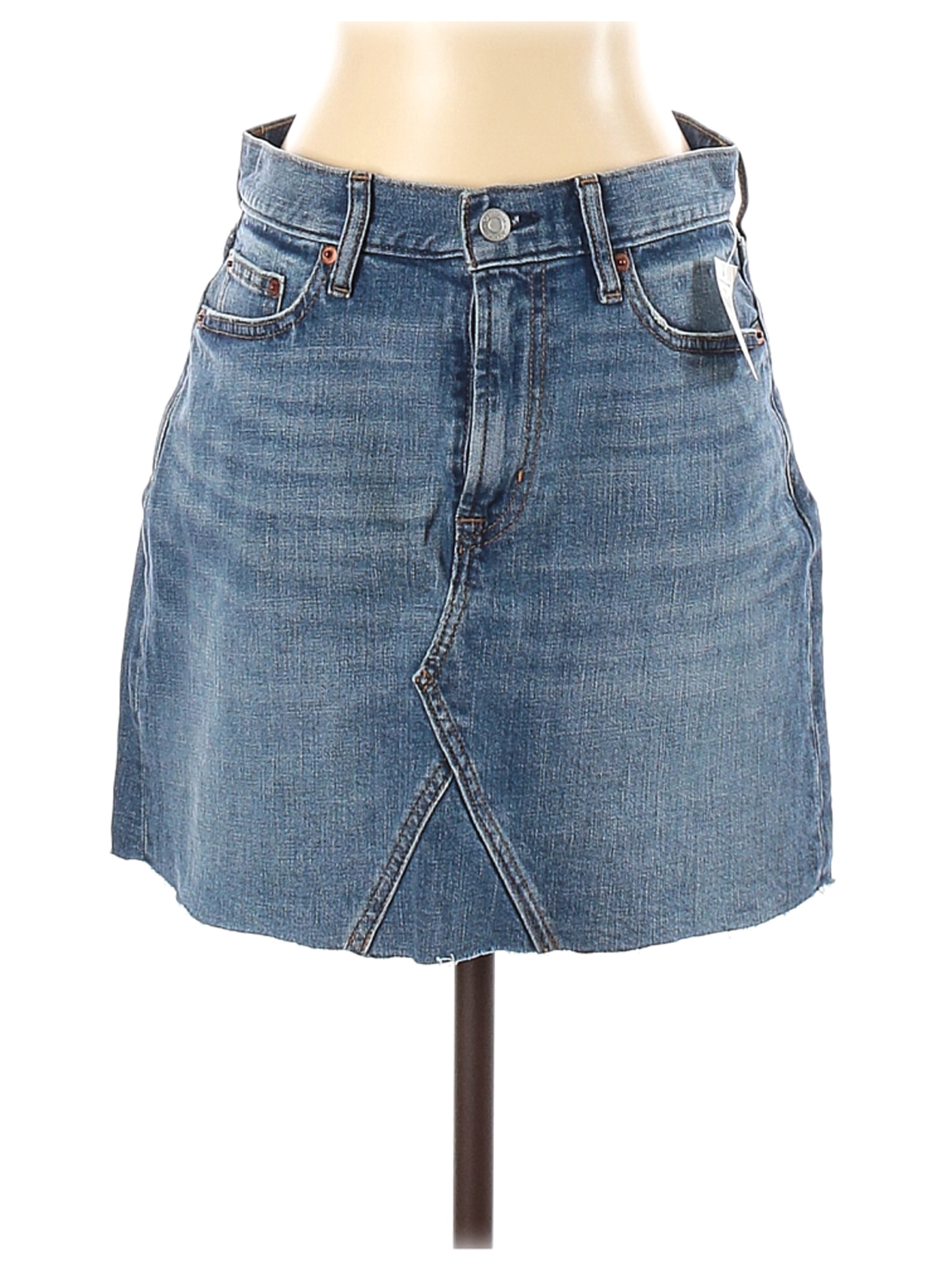 NWT Gap Women Blue Denim Skirt 27W | eBay