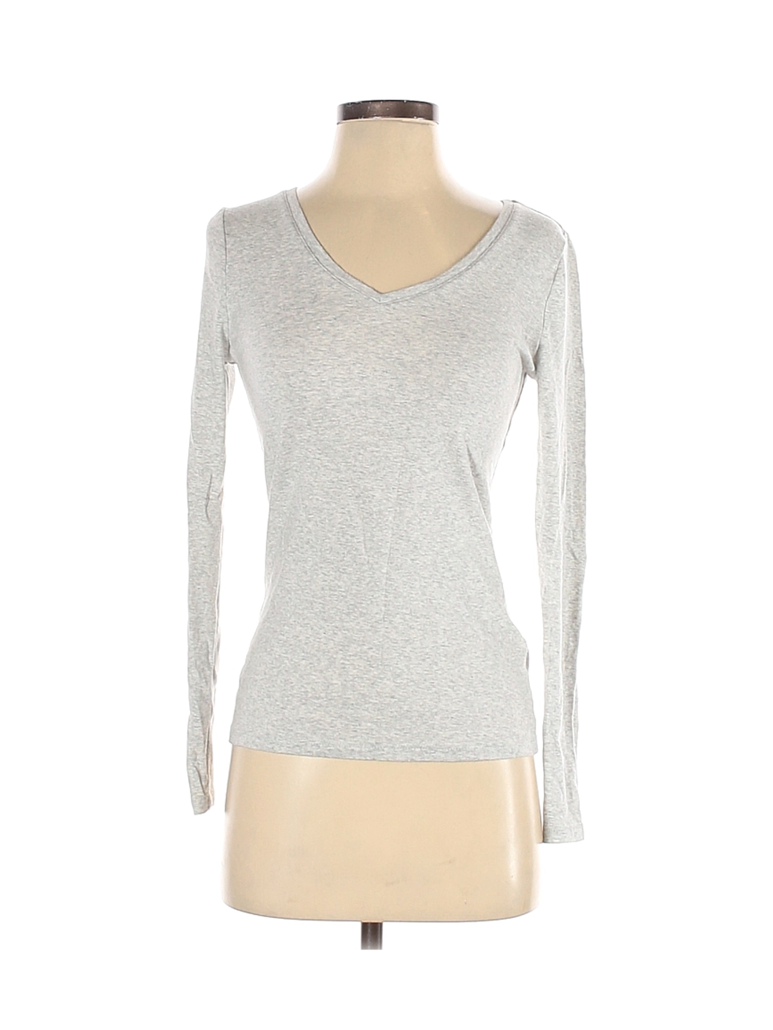 A New Day Women Gray Long Sleeve T-Shirt S | eBay
