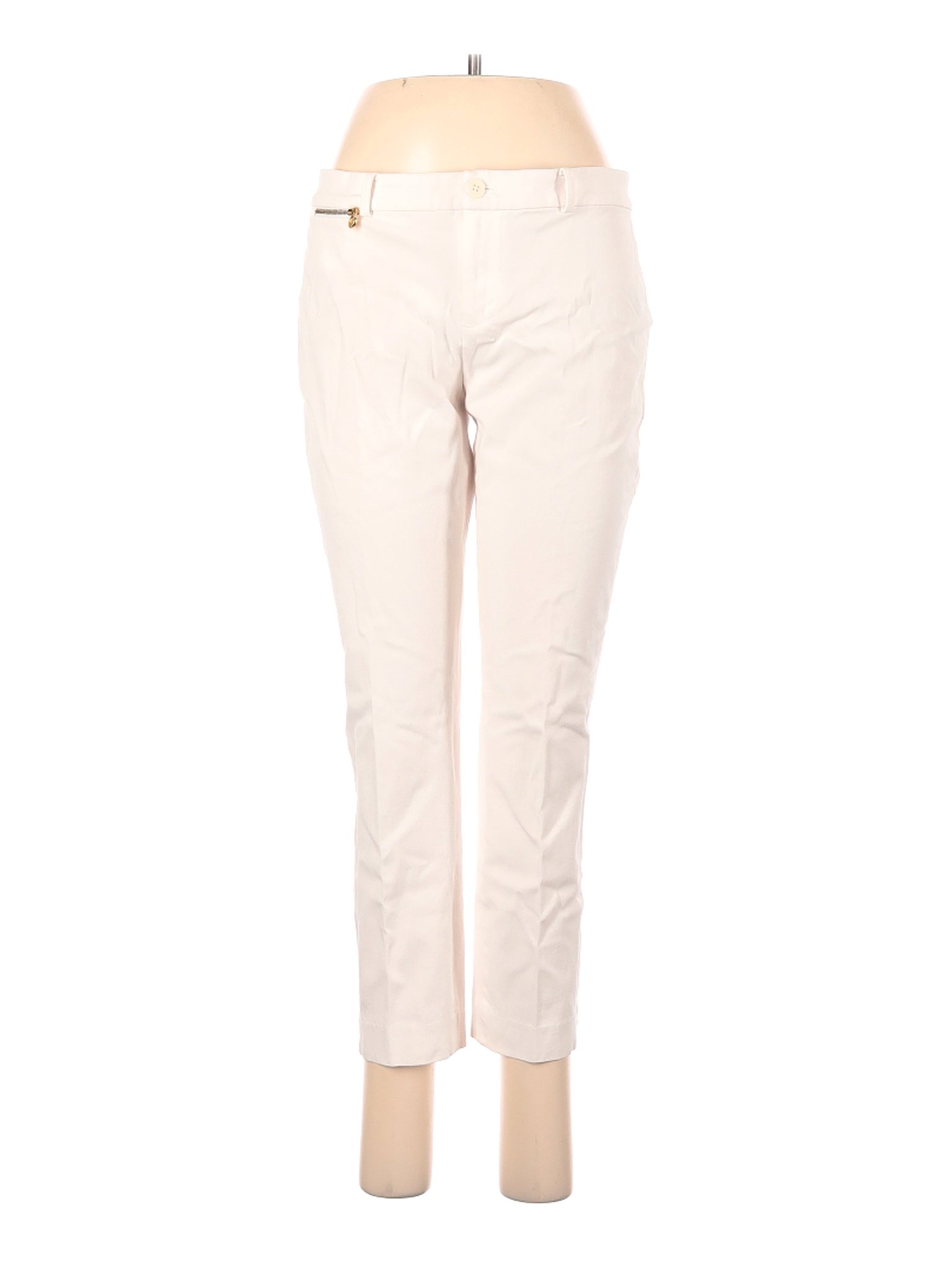 Lauren by Ralph Lauren Women Ivory Dress Pants 8 | eBay