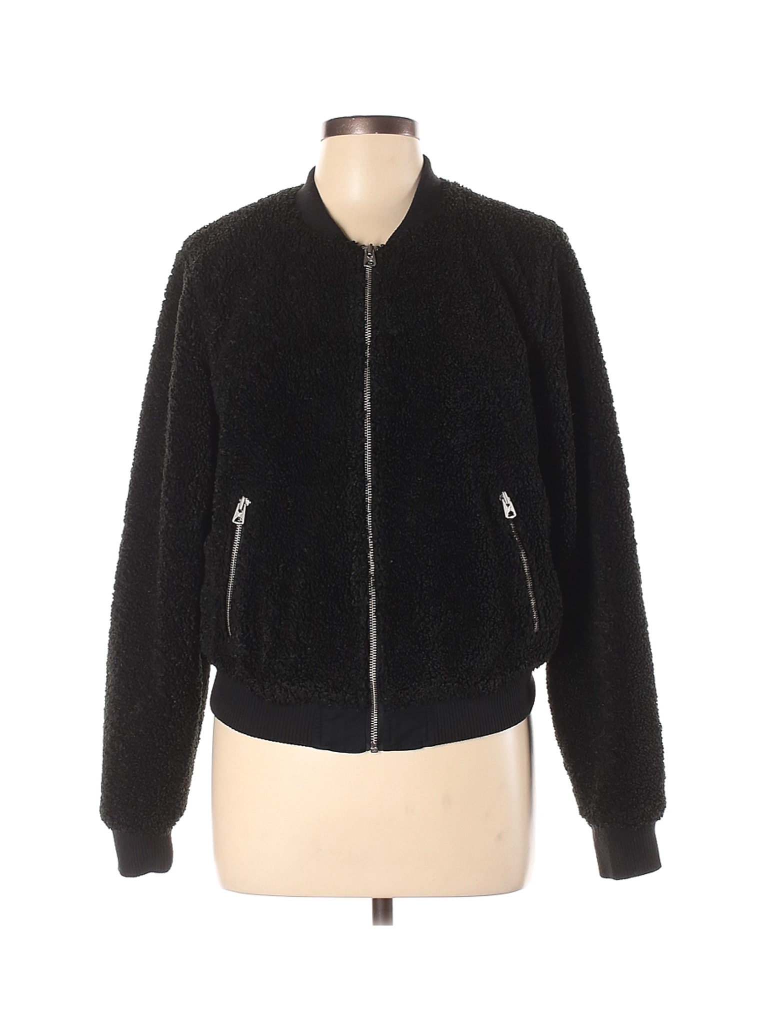 American Eagle Outfitters Women Black Jacket L | eBay