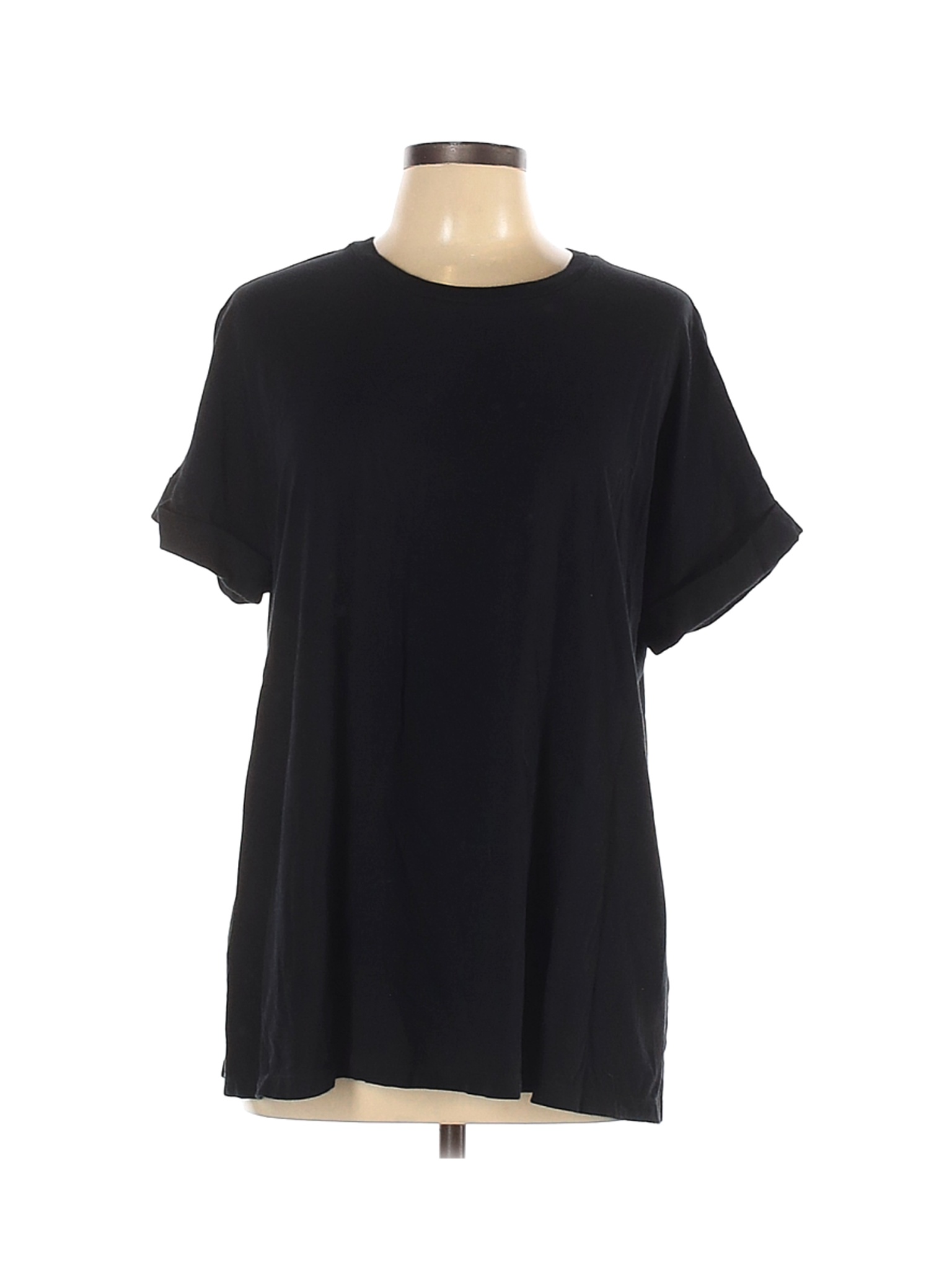 black short sleeve shirts women's