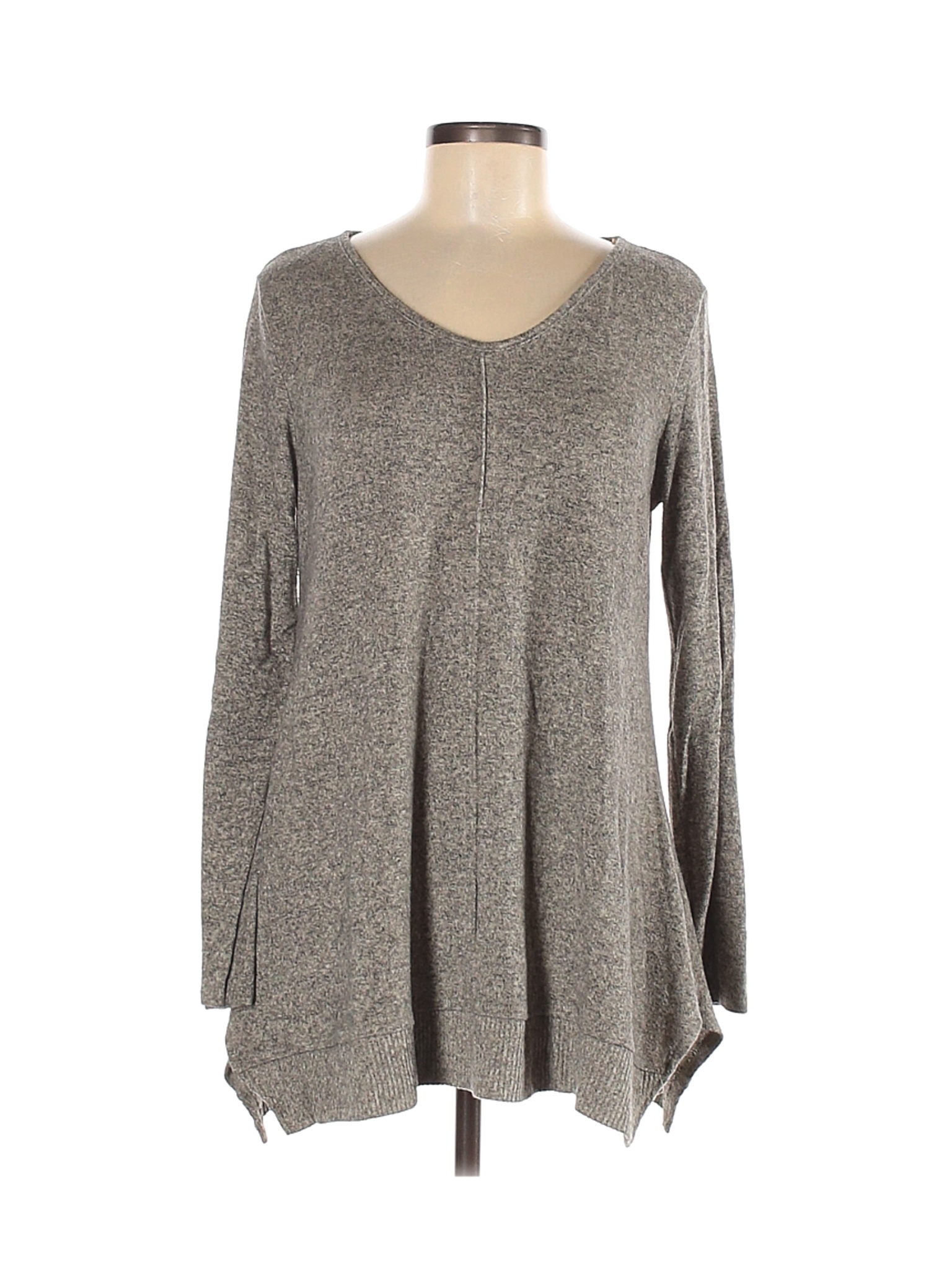 Soft Surroundings Women Gray Pullover Sweater M | eBay