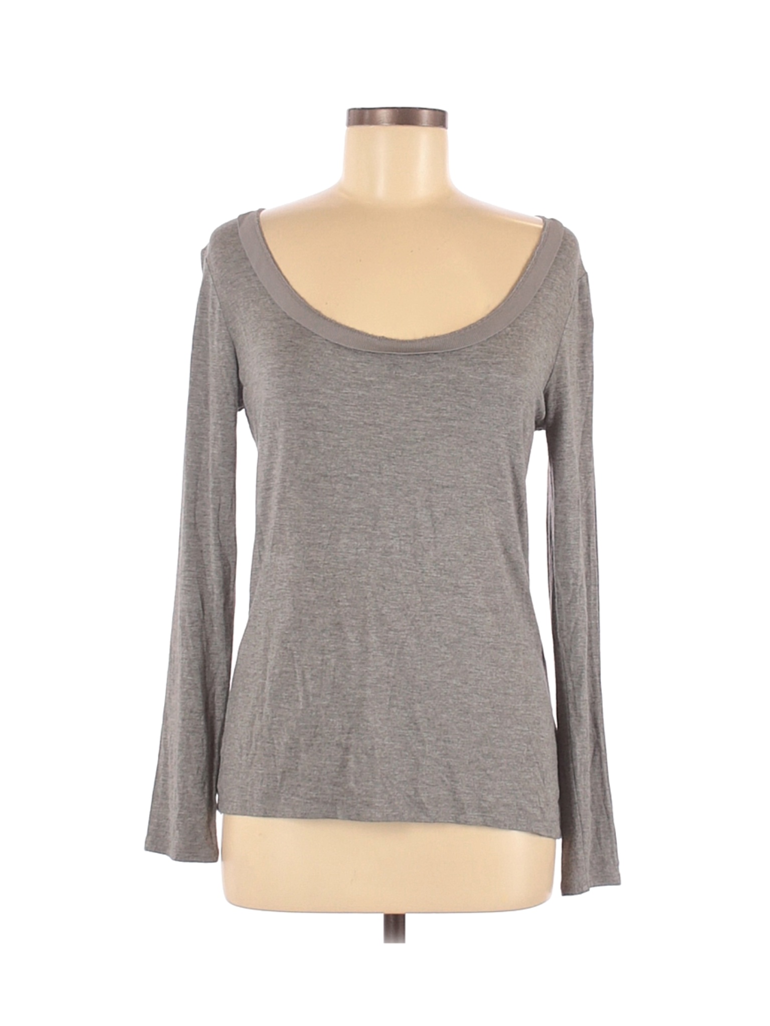 Tahari Women Gray Long Sleeve T-Shirt M | eBay