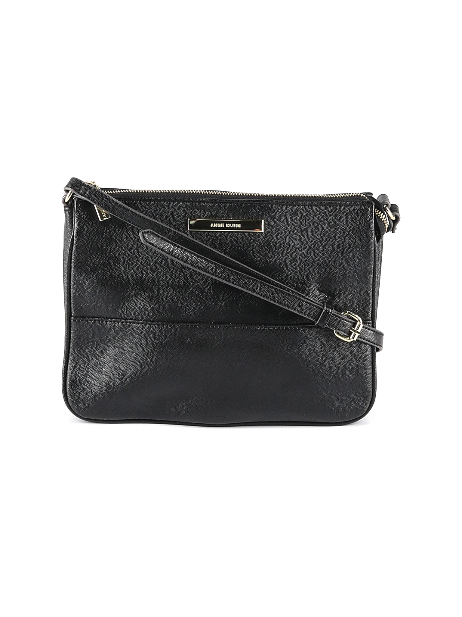 anne klein black crossbody purse