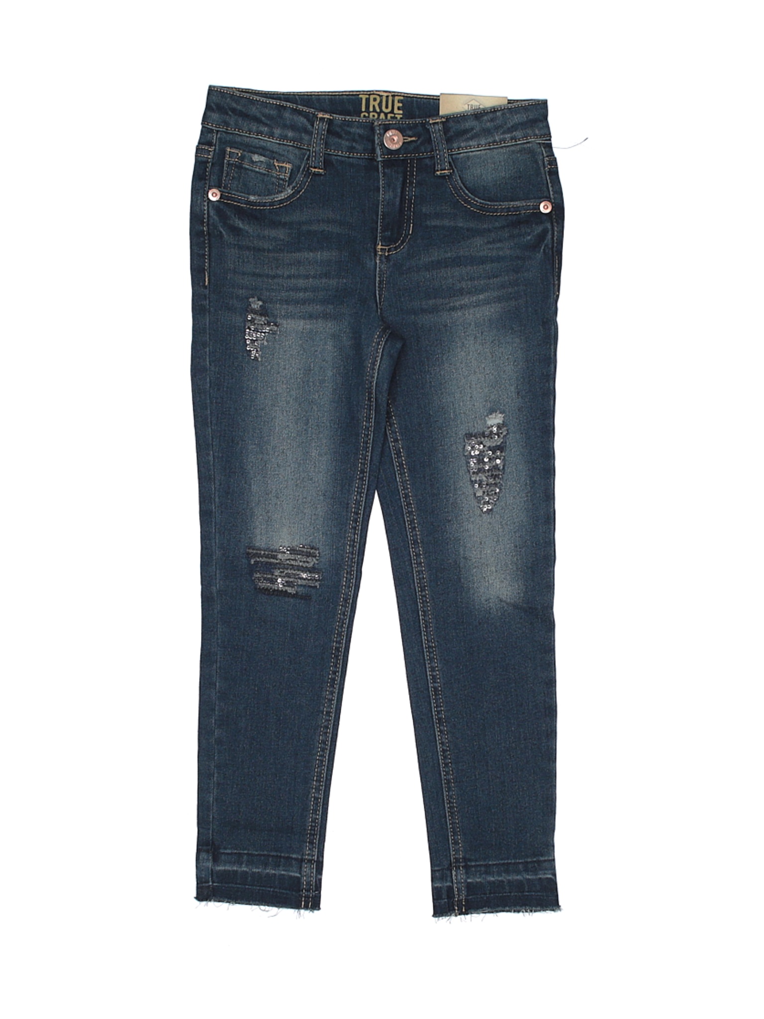NWT True Craft Girls Blue Jeans 6 | eBay