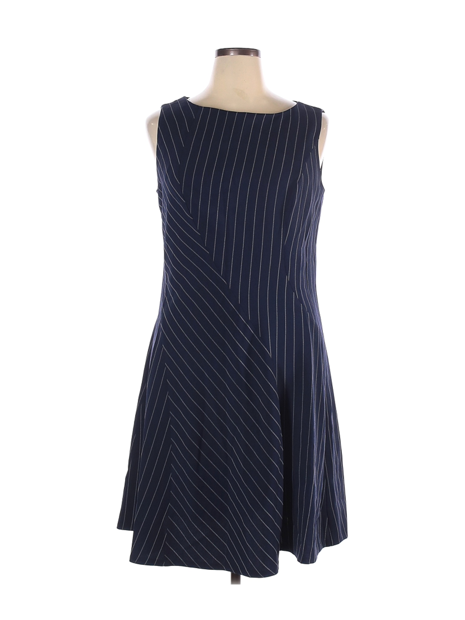 DKNY Women Blue Casual Dress 14 | eBay