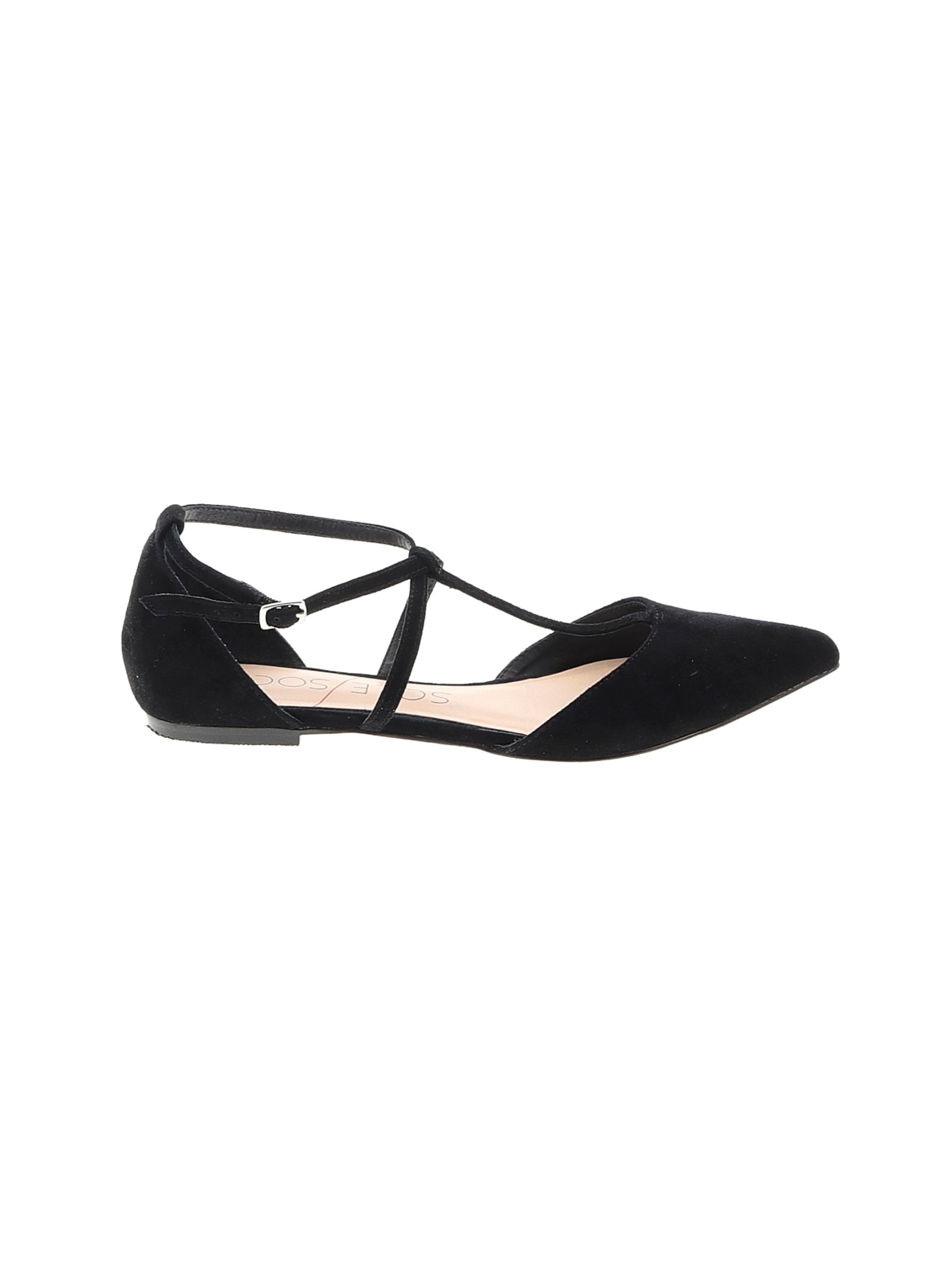 Sole Society Women Black Flats US 6.5 | eBay