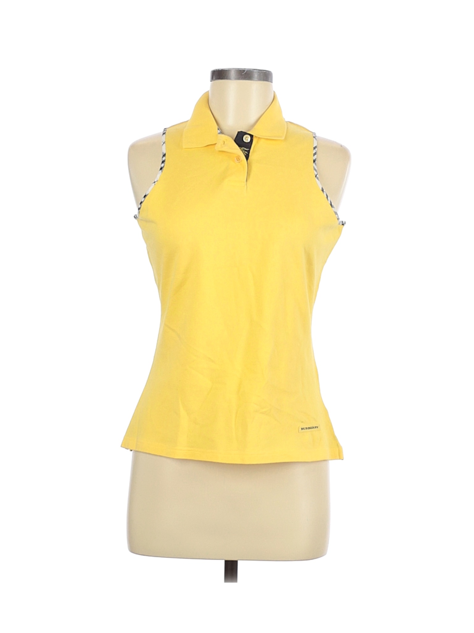 burberry polo shirt womens yellow