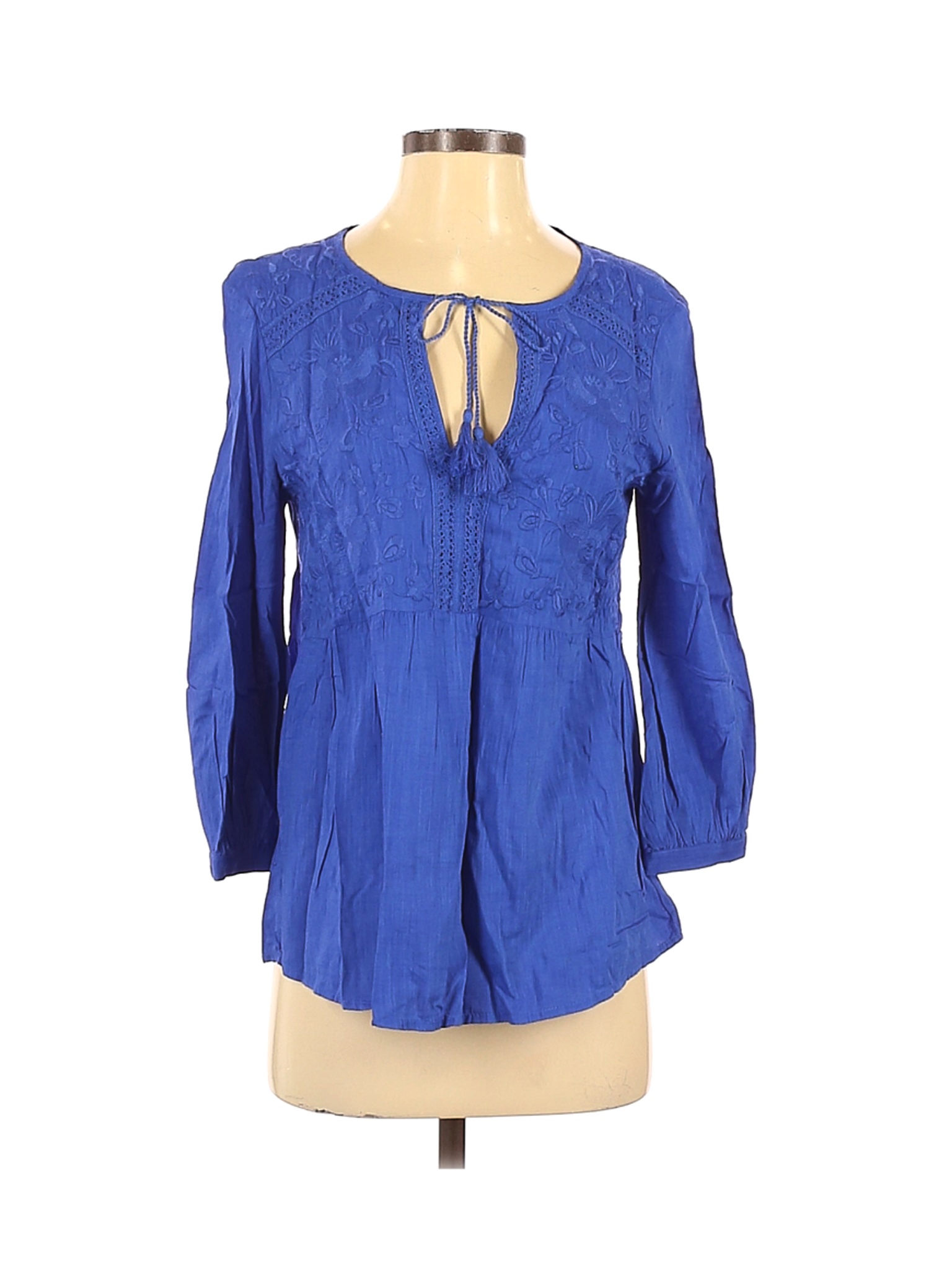 Gap Women Blue Long Sleeve Blouse XS | eBay