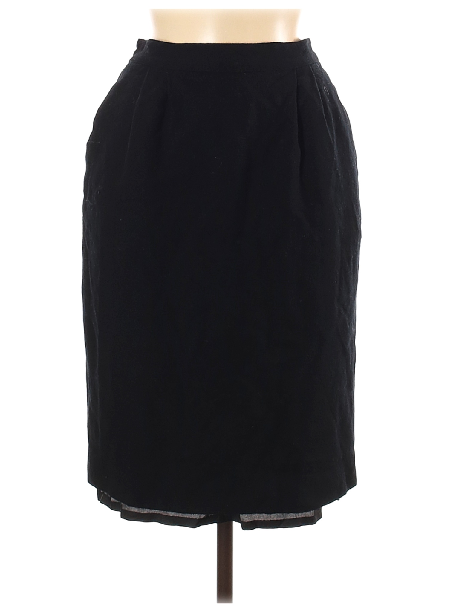 Talbots Women Black Wool Skirt 6 | eBay