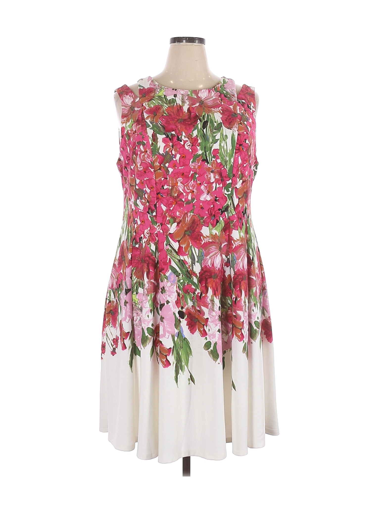Roz & Ali Women Pink Casual Dress 20 Plus | eBay