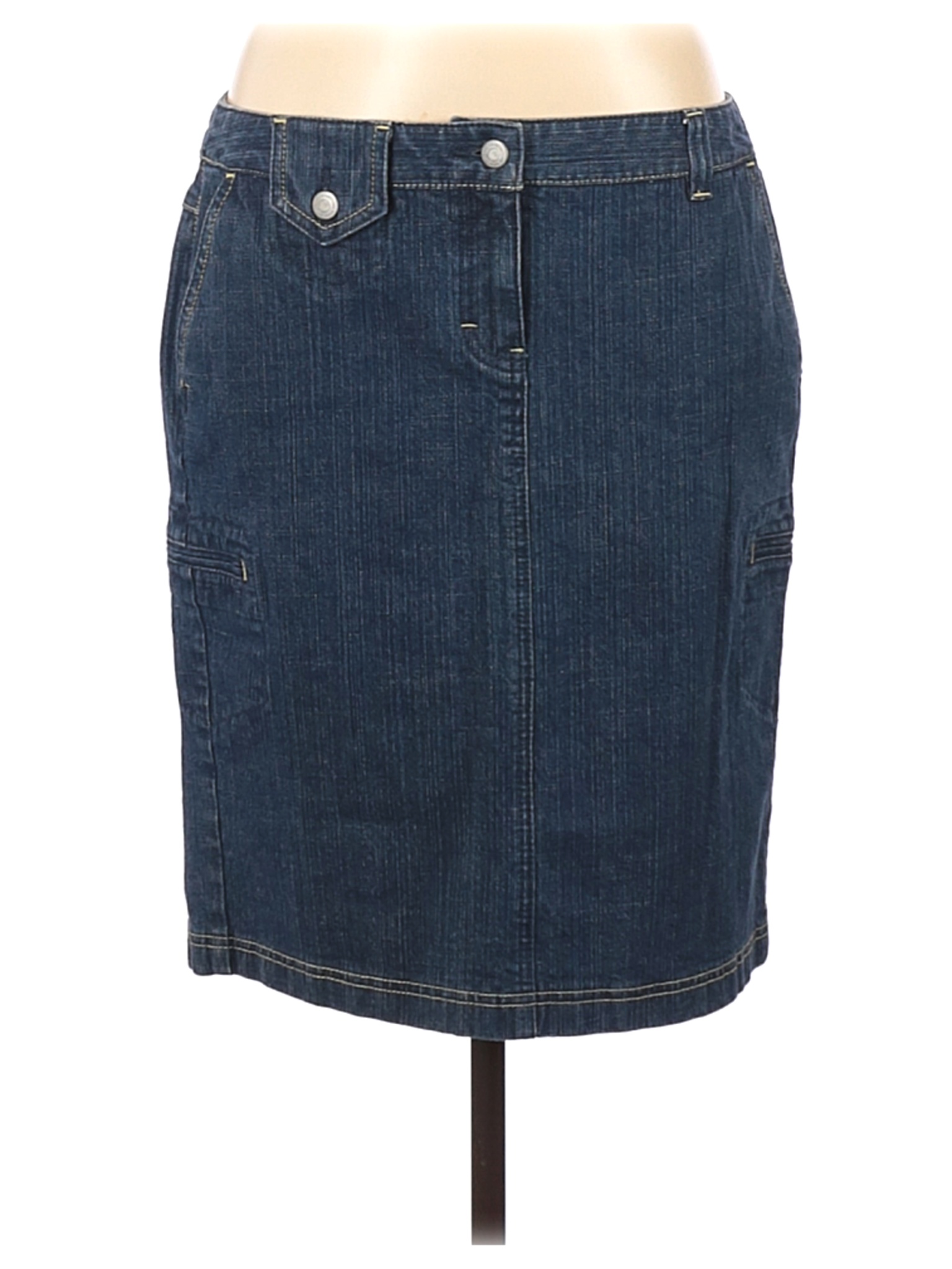 Ann Taylor LOFT Women Blue Denim Skirt 10 | eBay