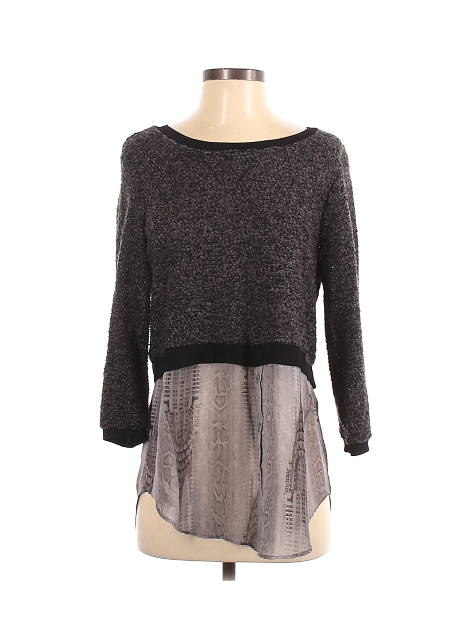 Elie Tahari Women Black Pullover Sweater S | eBay